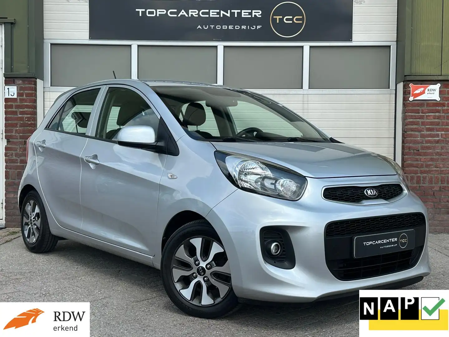 Kia Picanto 1.0 CVVT PlusLineNavigator/CAMERA/NAVI/APK/NAP Grijs - 1