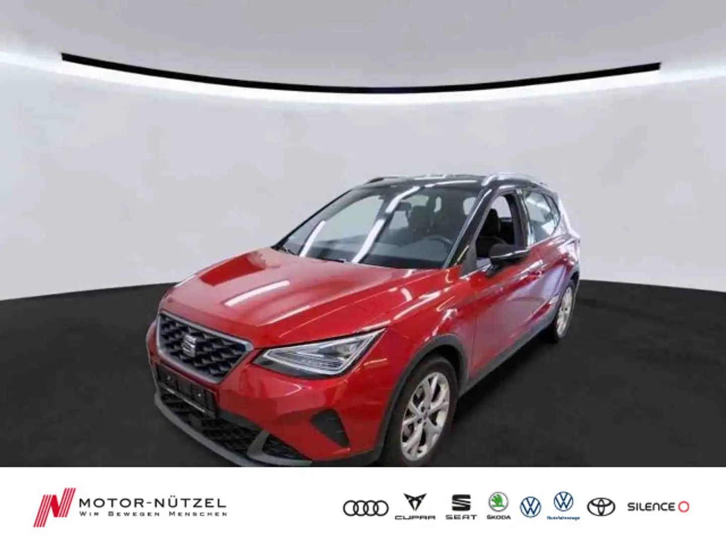 SEAT Arona 1.0 TSI FR-LINE LED+NAV+APP+DAB+BT+GRA+PDC Rot - 1