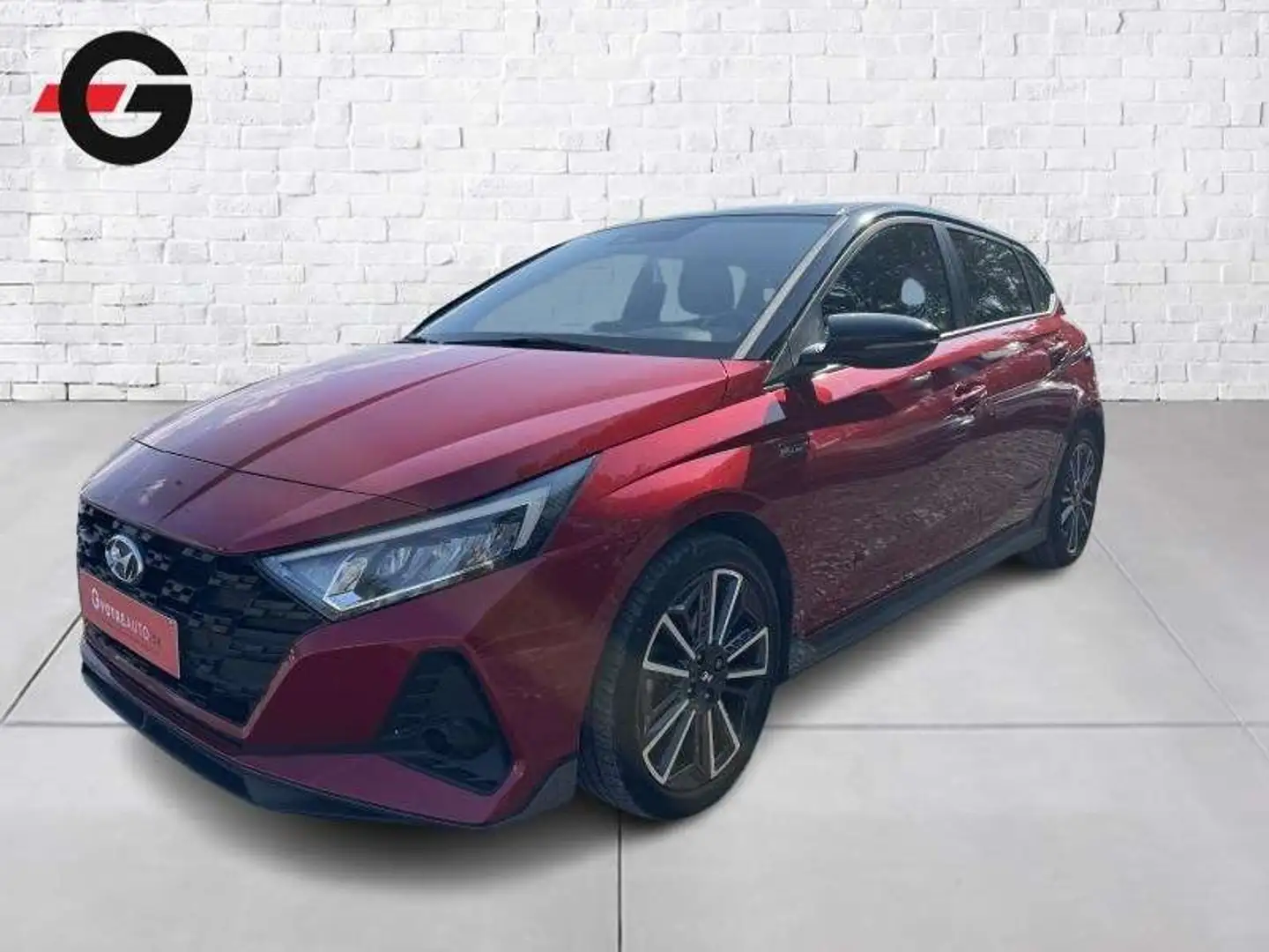 Hyundai i20 n line t-gdi 100 auto Rouge - 1