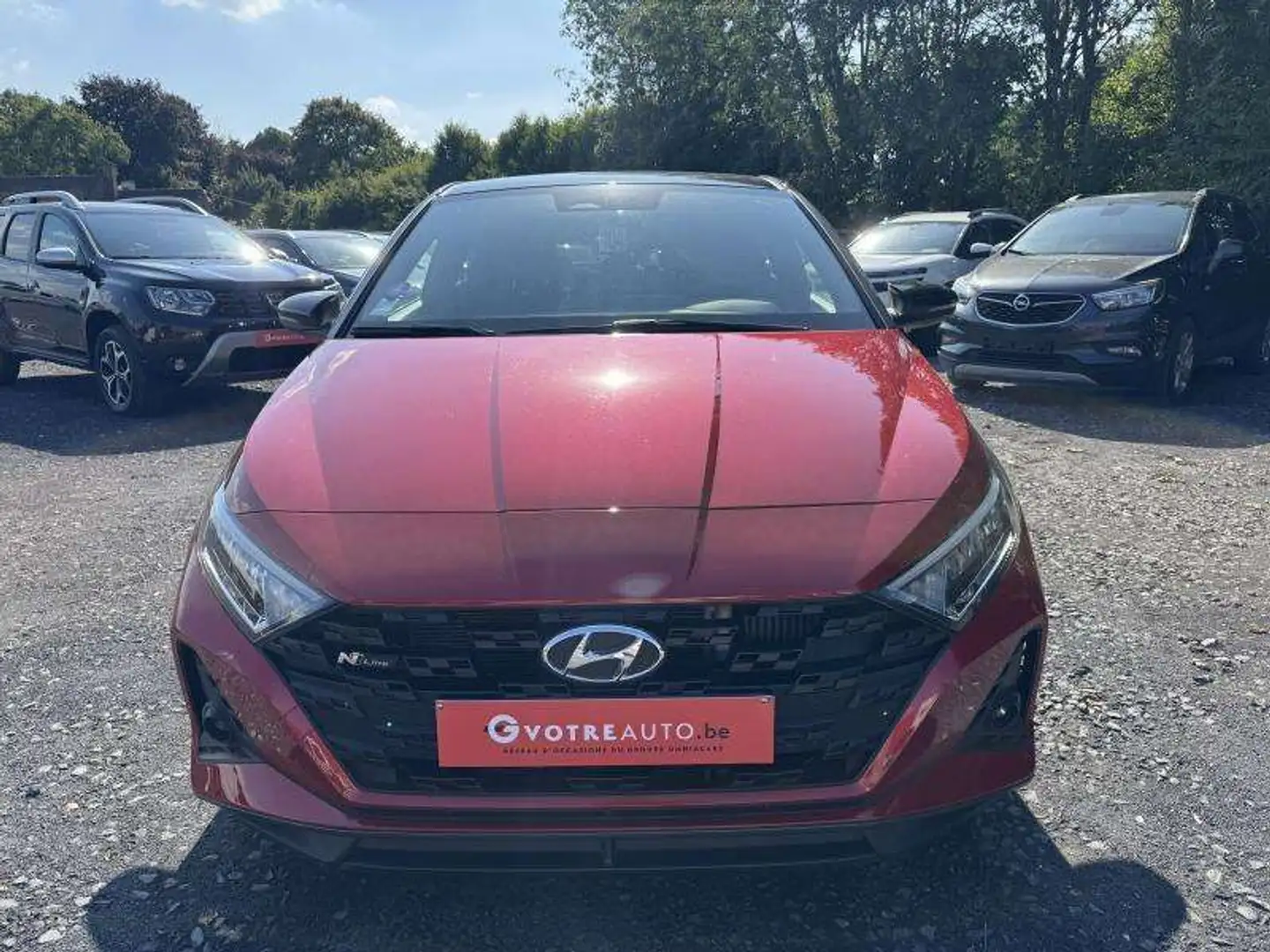 Hyundai i20 n line t-gdi 100 auto Rouge - 2