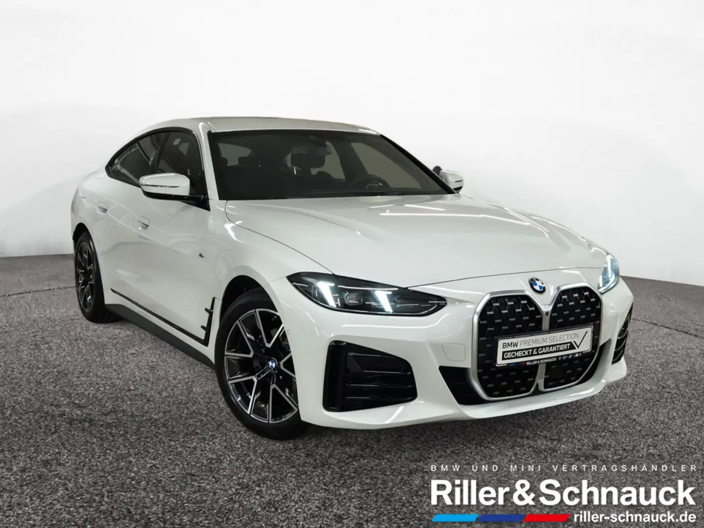 BMW 420 i Gran Coupe M Sport HUD+360°KAM+LED+NAVI Weiß - 2