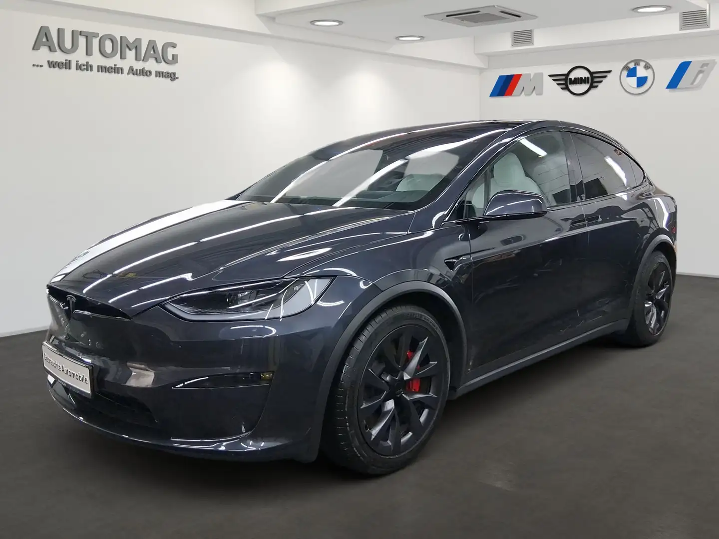Tesla Model X X-Plaid*Premium Aud.*Sitzbelüftung*Autopilot*Sechs Grijs - 1