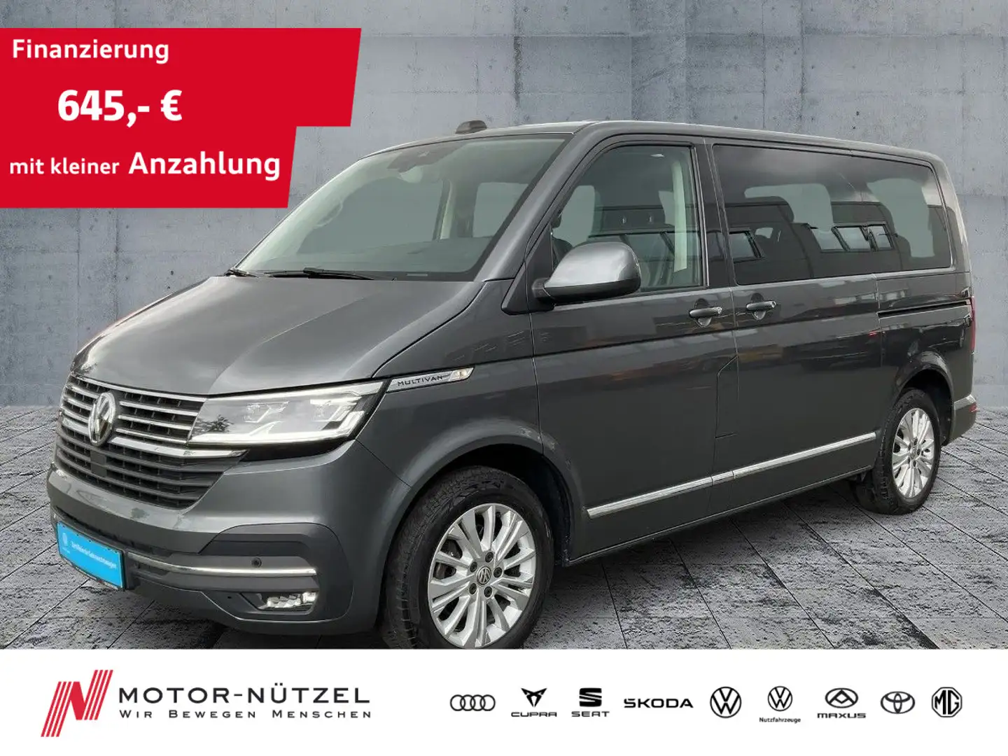 Volkswagen T6.1 Multivan 2.0TDI GENERATION SIX LED+RFK+AHK Grau - 1