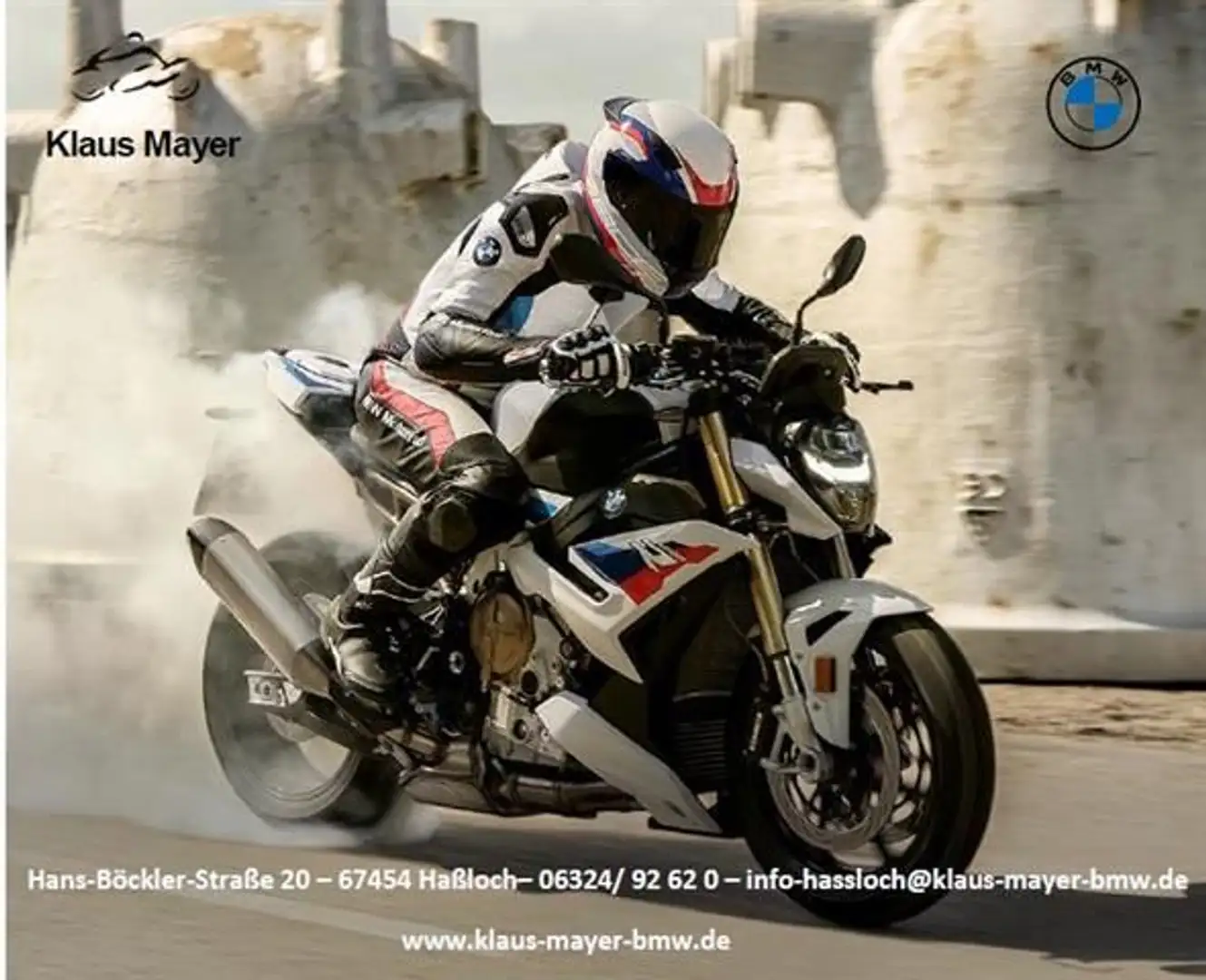 BMW S 1000 R mit coVer! Srebrny - 2