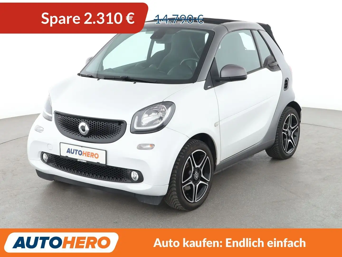 smart forTwo 1.0 Prime Aut.*TEMPO*PDC*SHZ*KLIMA* Weiß - 1