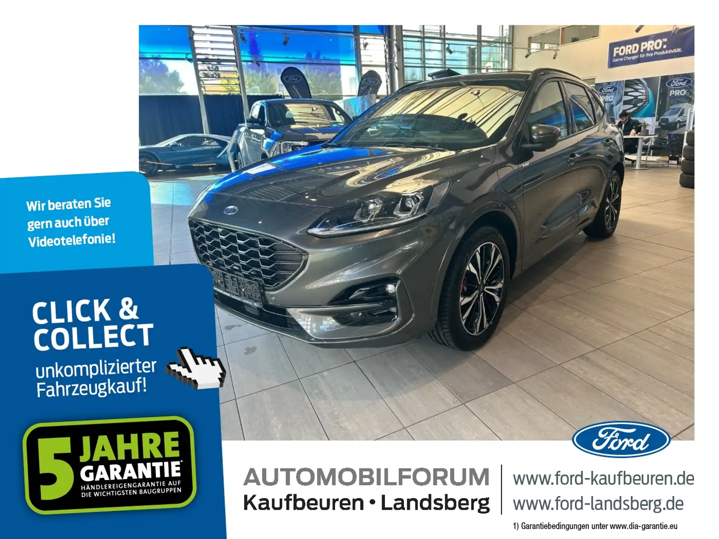 Ford Kuga 2.5 Duratec PHEV ST-Line X ACC LED Navi SHZ Grijs - 1