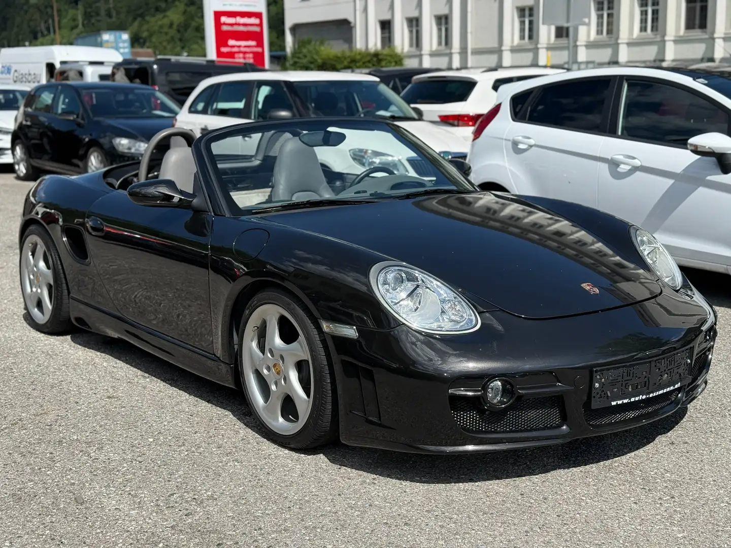 Porsche Boxster Schalter TÜV NEU Negru - 1