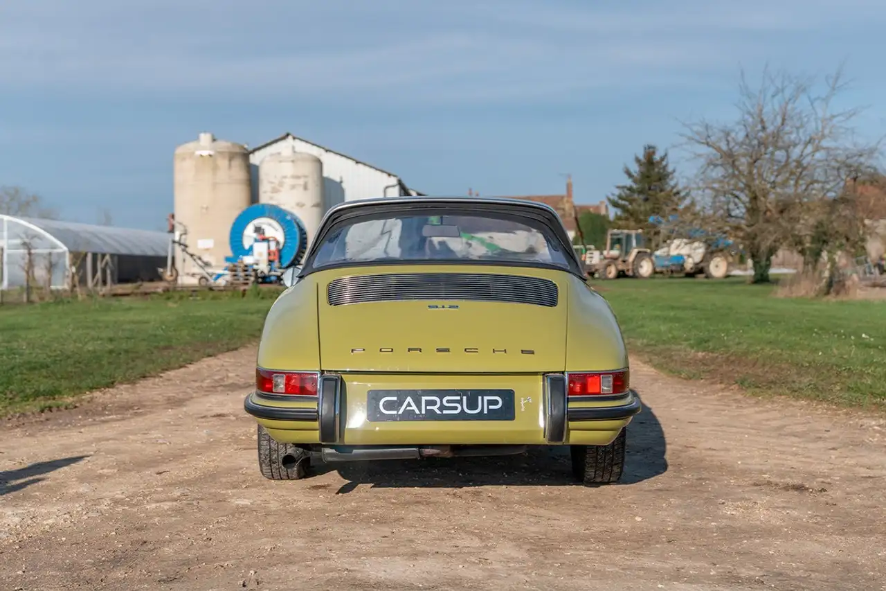 Porsche 912 TARGA SOFT WINDOW SWB (Châssis court) - GOLDEN GREEN de 1968, foto 4