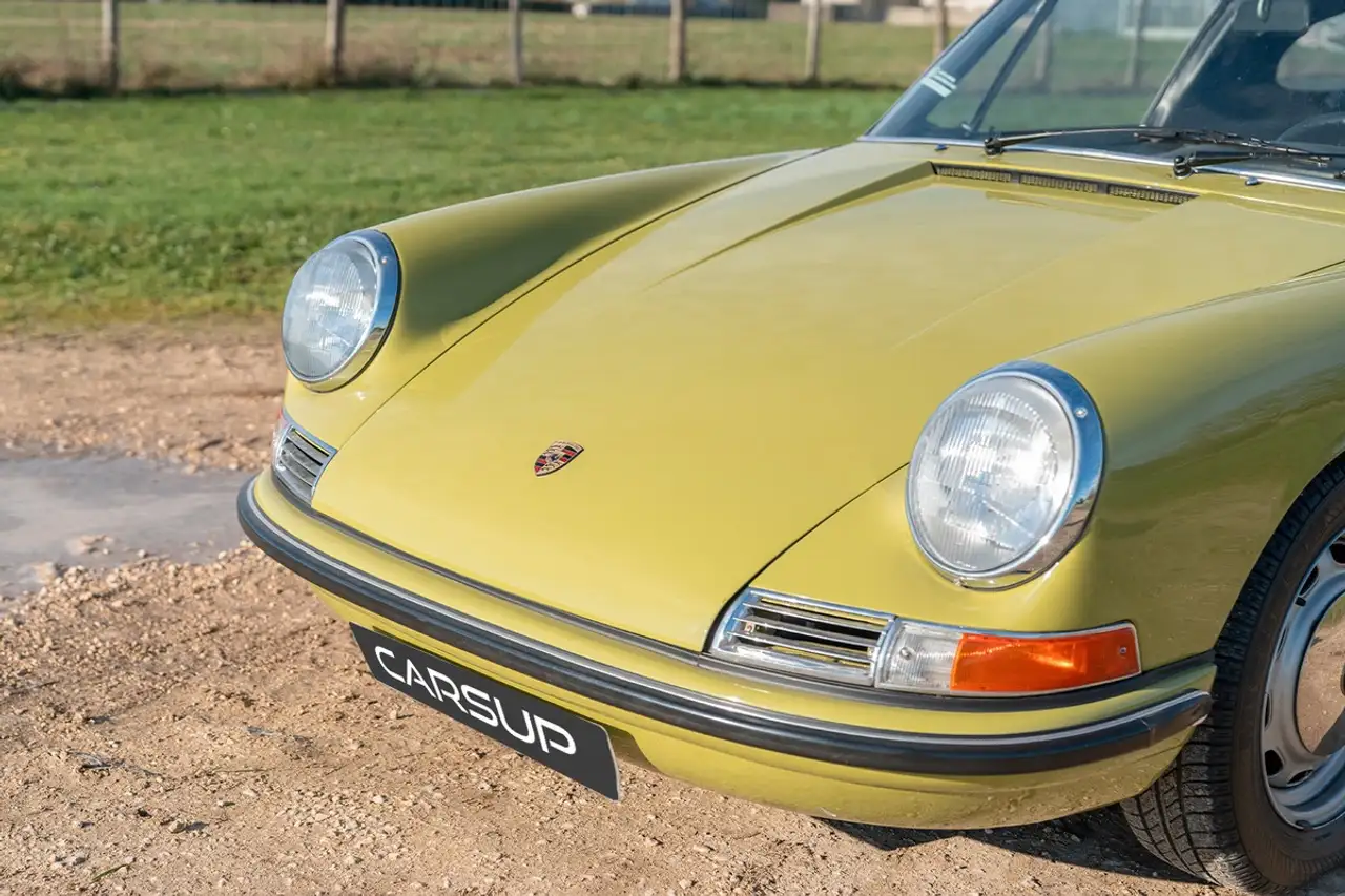 Porsche 912 TARGA SOFT WINDOW SWB (Châssis court) - GOLDEN GREEN de 1968, foto 9