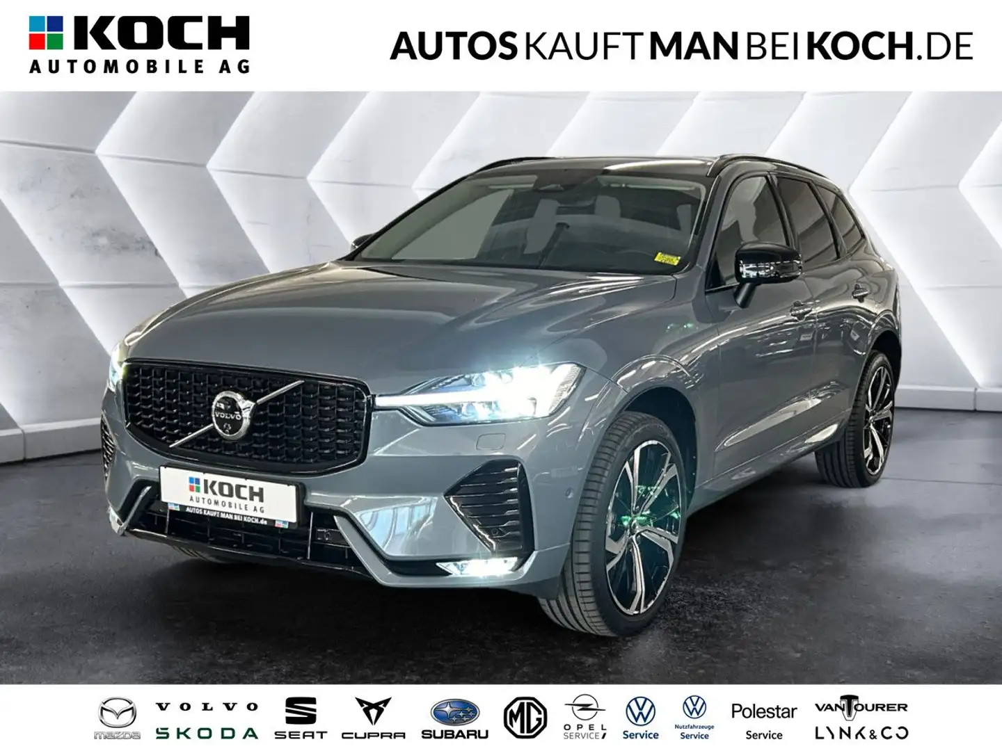 Volvo XC60 B4 AWD Ultimate Dark PANO STDHz ACC BLIS HUD Grau - 1