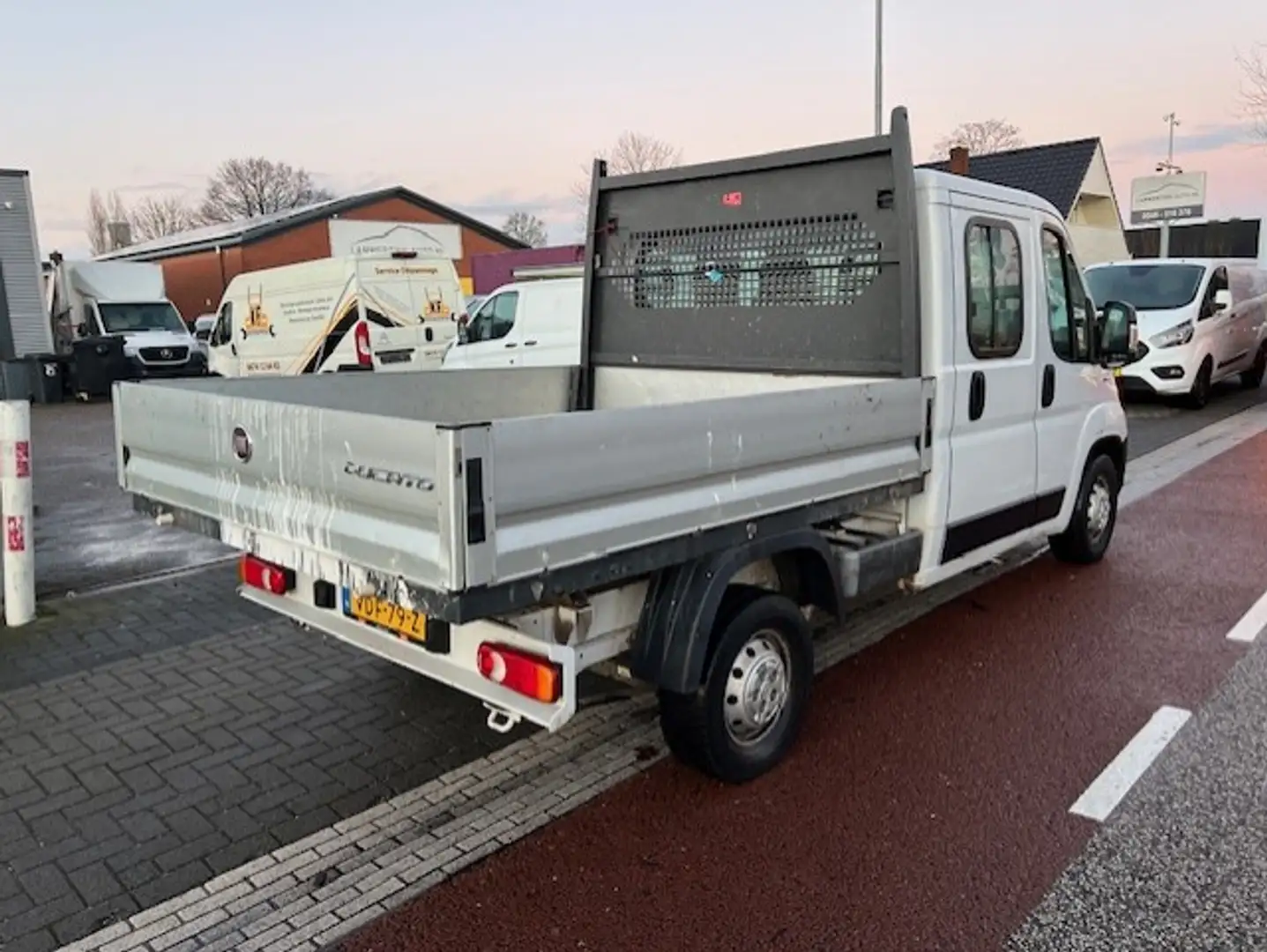 Fiat Ducato 2.3 MultiJet 103KW DC 6P PICKUP PRITSCHE AIRCO KLI Weiß - 2