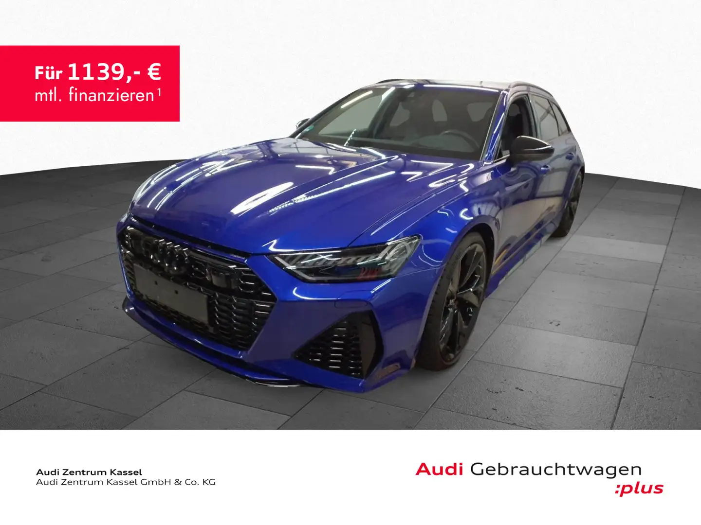 Audi RS6 4.0 TFSI qu. Laser B&O HuD Kam. AHK Blau - 1