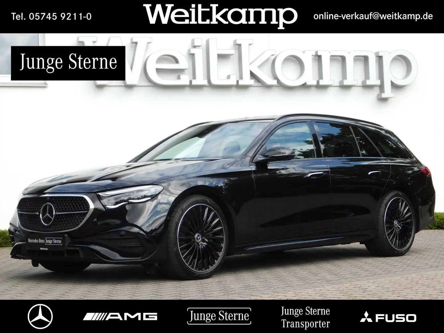 Mercedes-Benz E 450 E 450 4M T AMG+Night+Distronik+Standheizung+20" Schwarz - 1