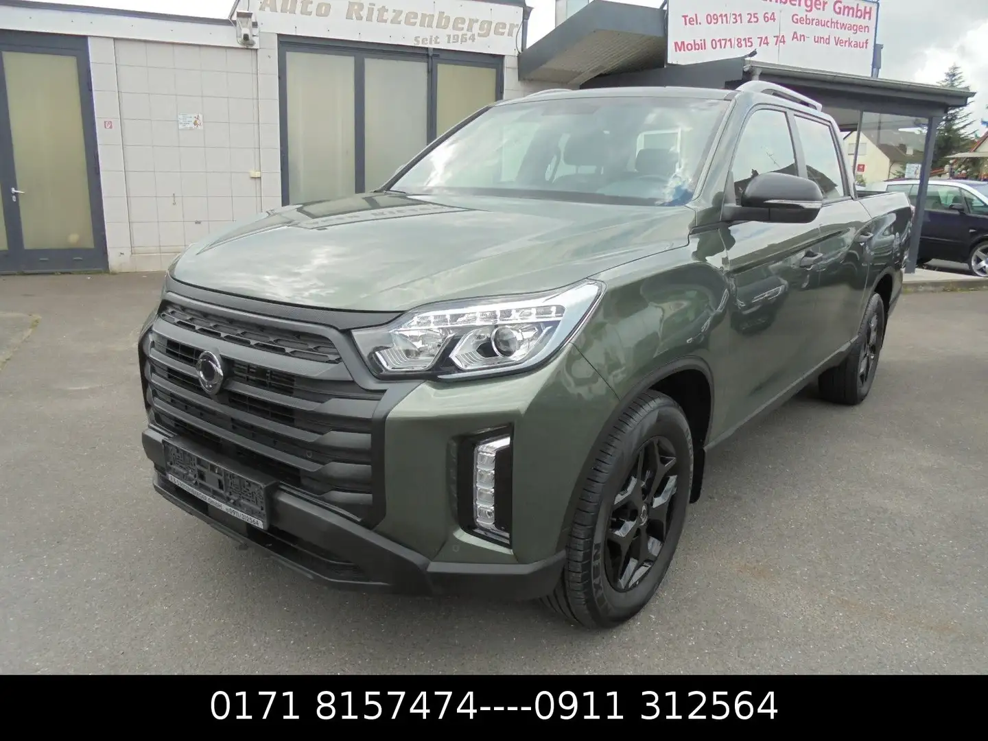 SsangYong Musso 4WD Blackline Groen - 1
