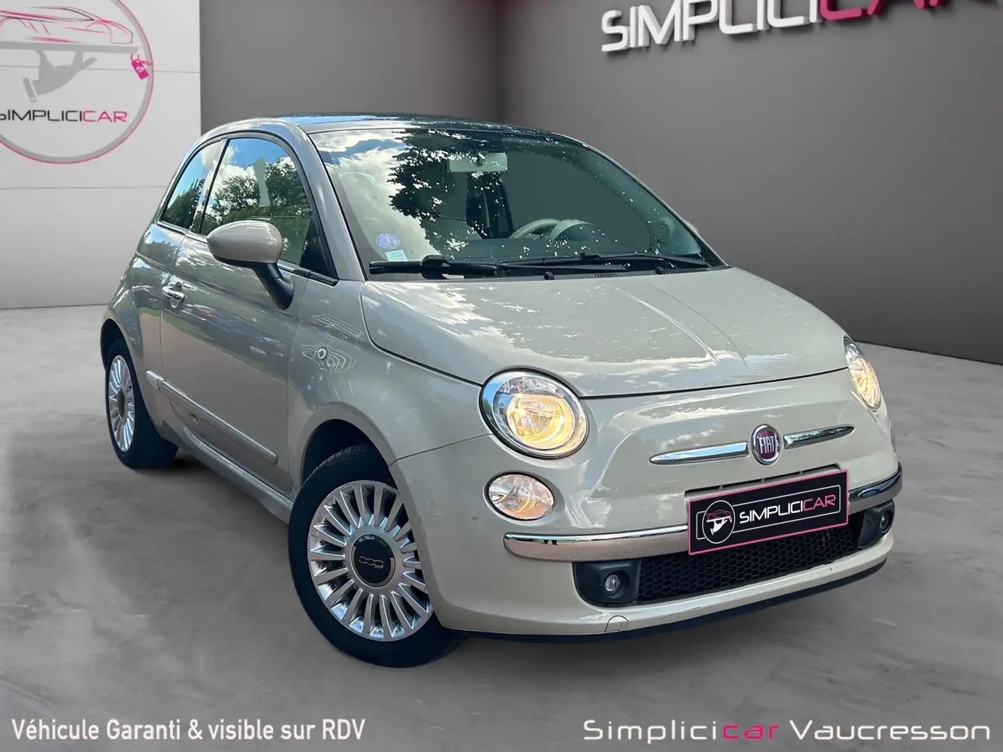 Fiat 500 Lounge Beige - 1