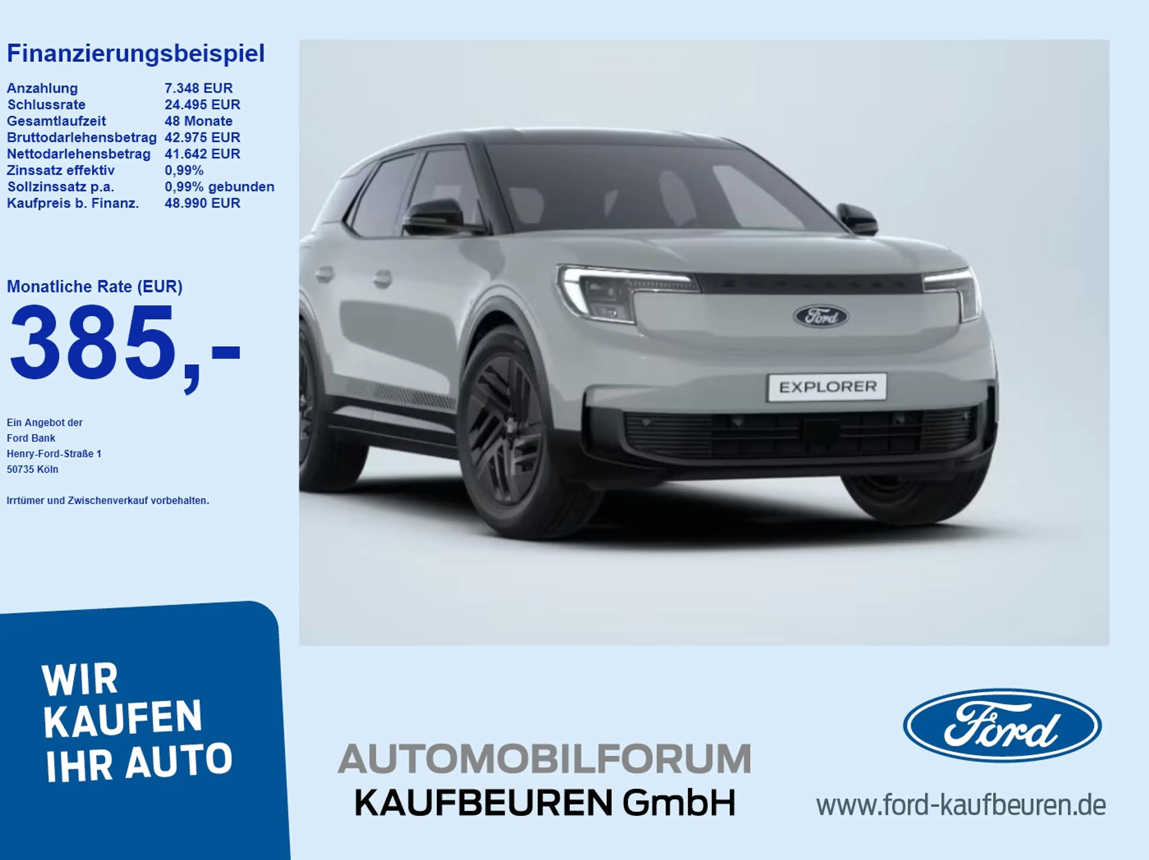 Ford Explorer BEV Collection AWD Ext. Range iACC*B&O