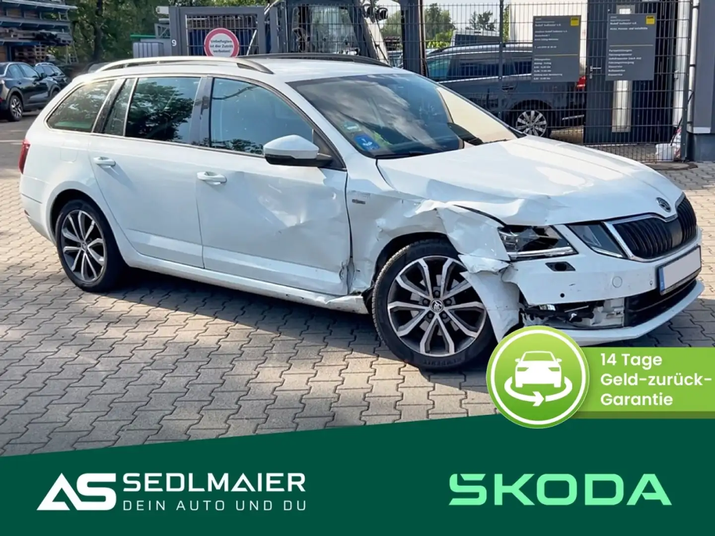 Skoda Octavia Combi 2.0 TDI Soleil AHK|PDCv+h|SHZ|NAV Bianco - 1