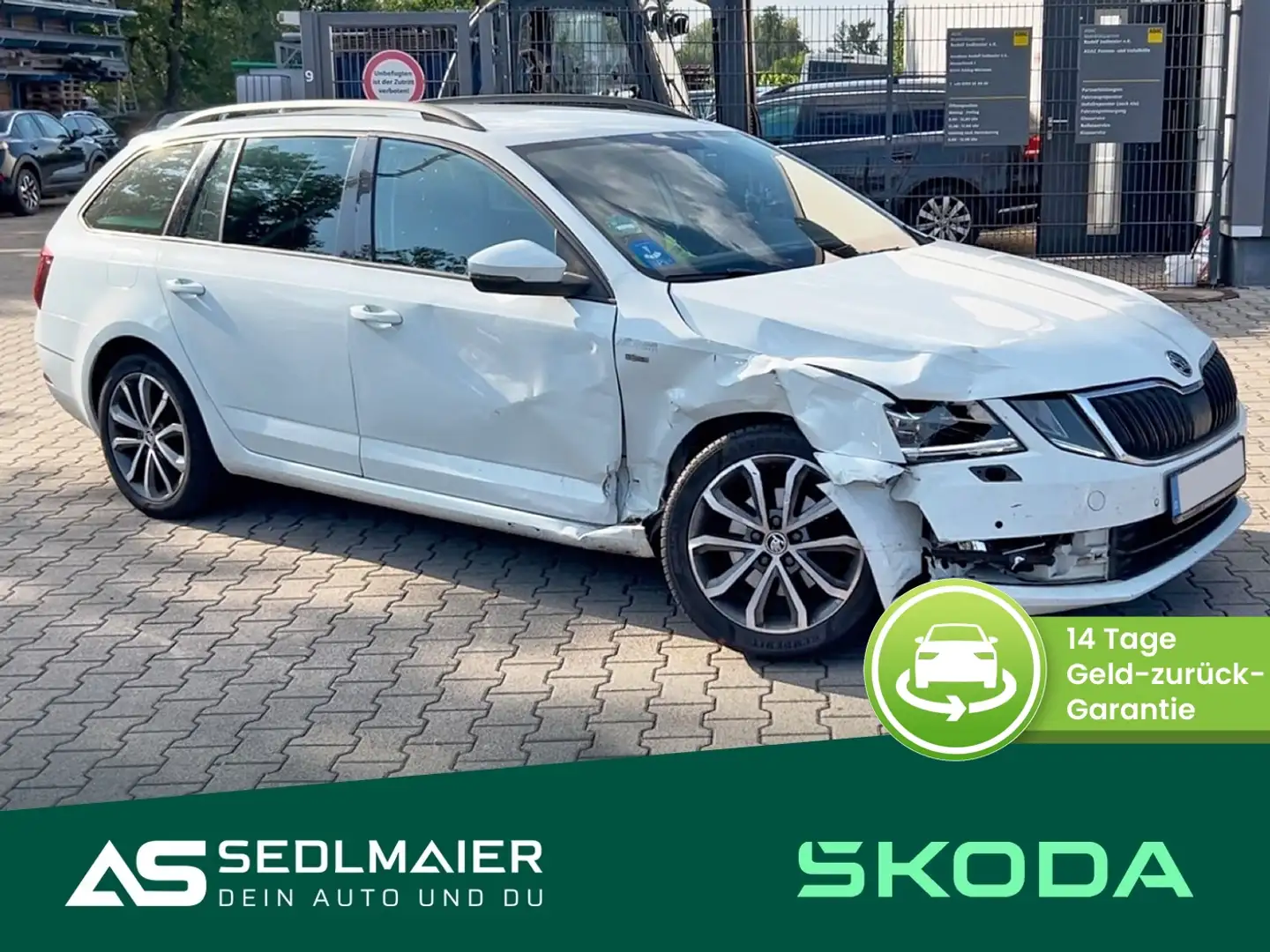 Skoda Octavia Combi 2.0 TDI Soleil AHK|PDCv+h|SHZ|NAV Wit - 1