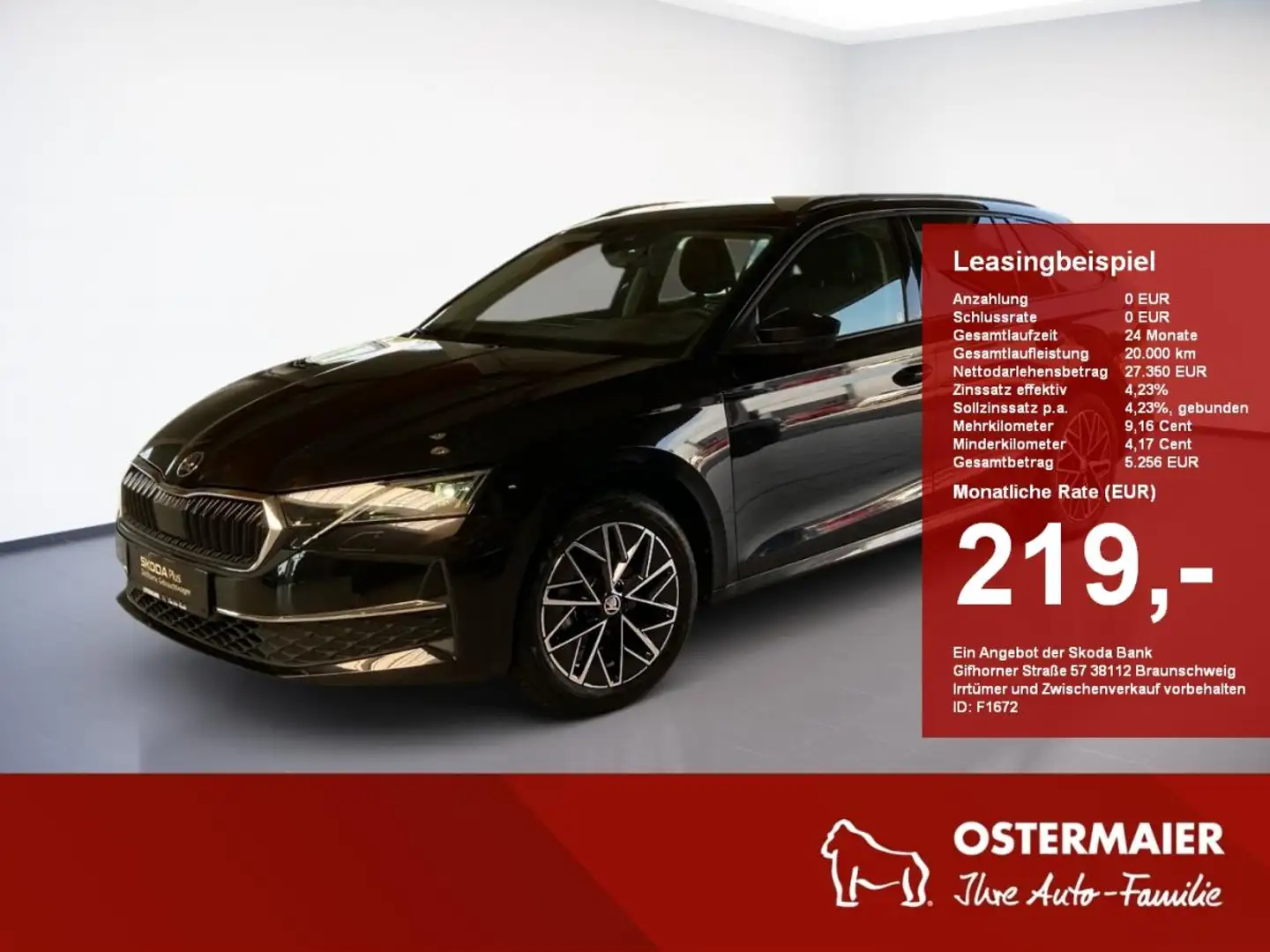 Skoda Octavia Combi SELECTION 1.5TSI MATRIX.NAVI.KAMERA.SHZG.ACC Schwarz - 1