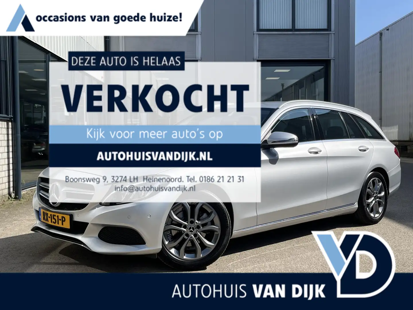 Mercedes-Benz C 180 Estate Business Solution | Navi/Clima/Cruise/17"/S Gris - 1