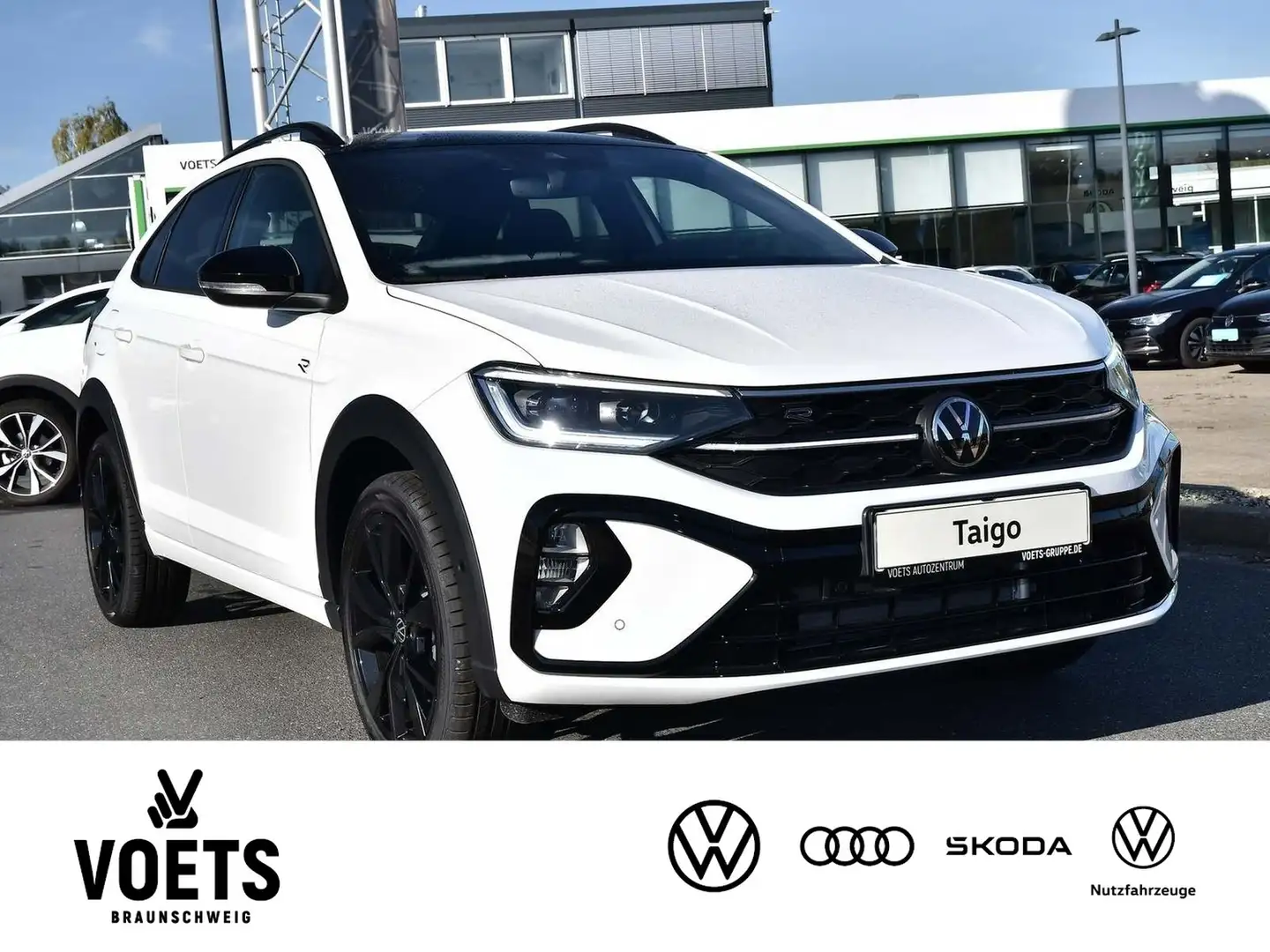 Volkswagen Taigo R-Line 1,5 l TSI NAVI+ACC+MATRIX-LED Bianco - 2