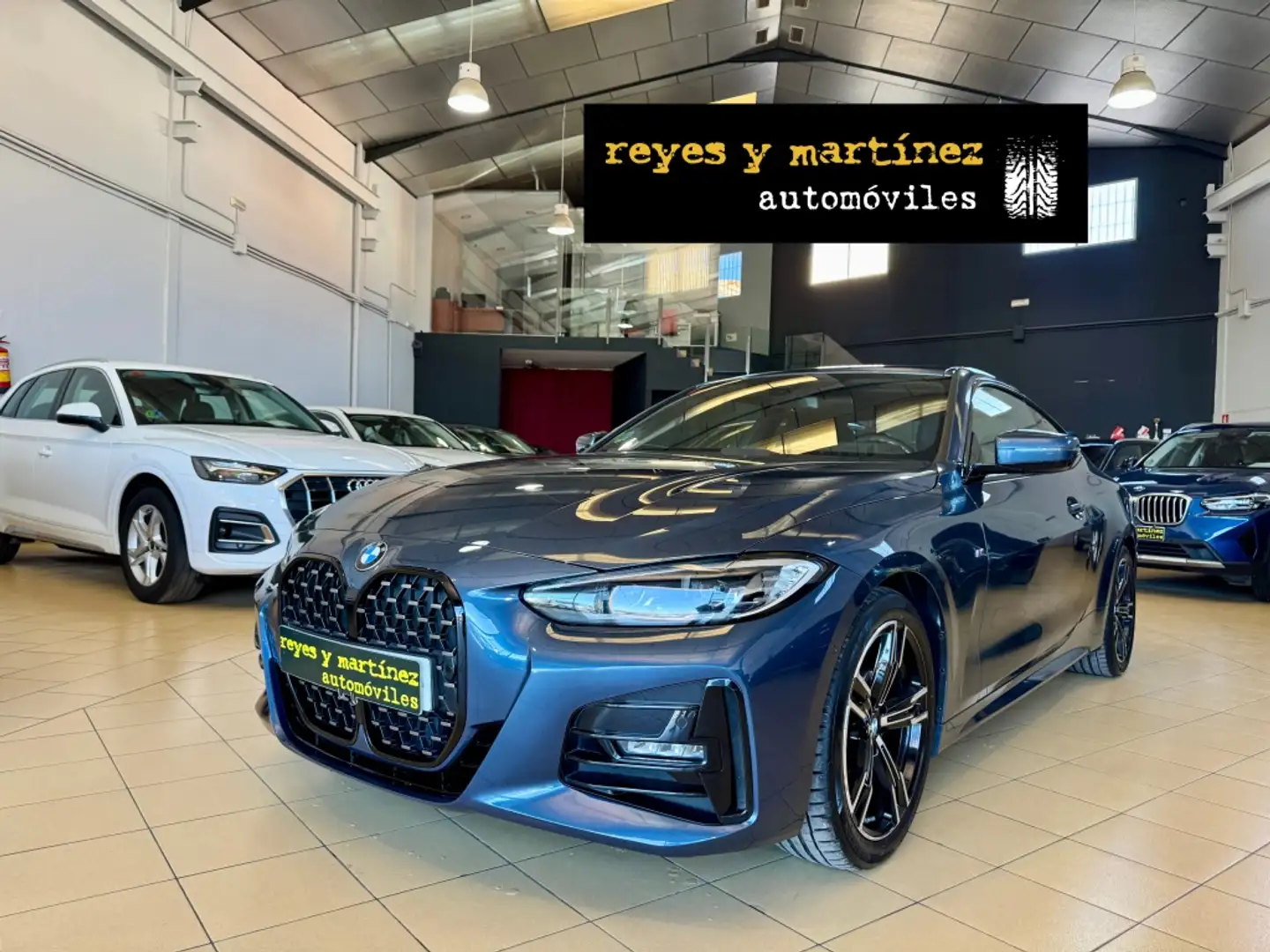 BMW 420 420dA Coupé Blauw - 1