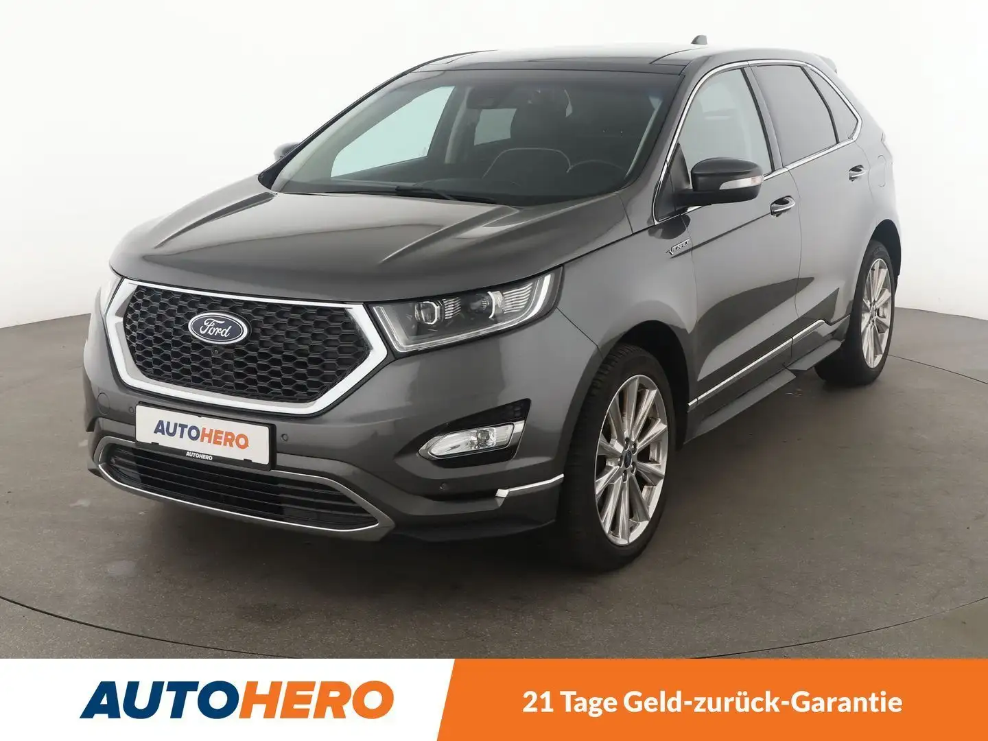 Ford Edge 2.0 TDCi Bi-Turbo Vignale 4x4 Aut.*NAVI*LED* Grau - 1