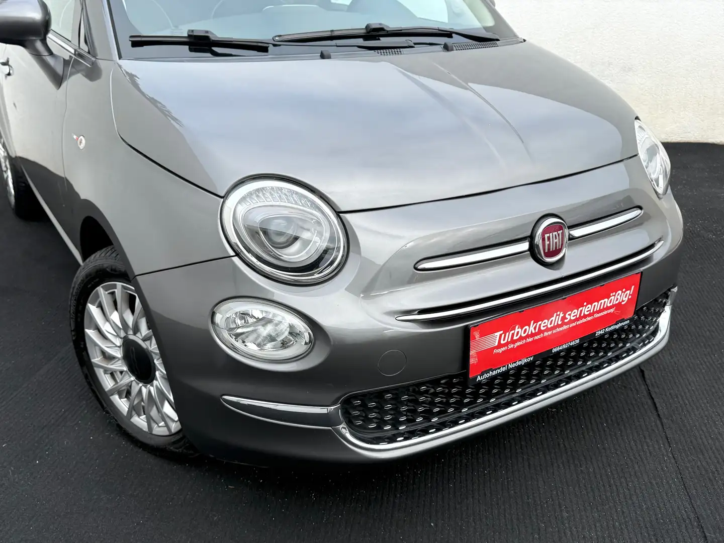 Fiat 500C Cabrio Twin Air Turbo Pop Grau - 2