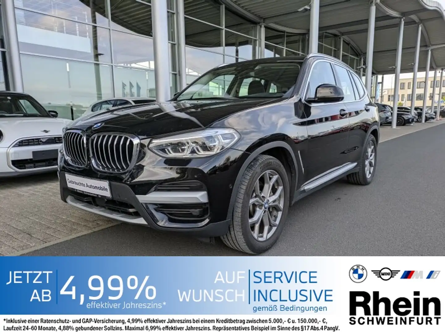 BMW X3 xDrive30d xLine LiveCockpit. Standheizung. Schwarz - 1