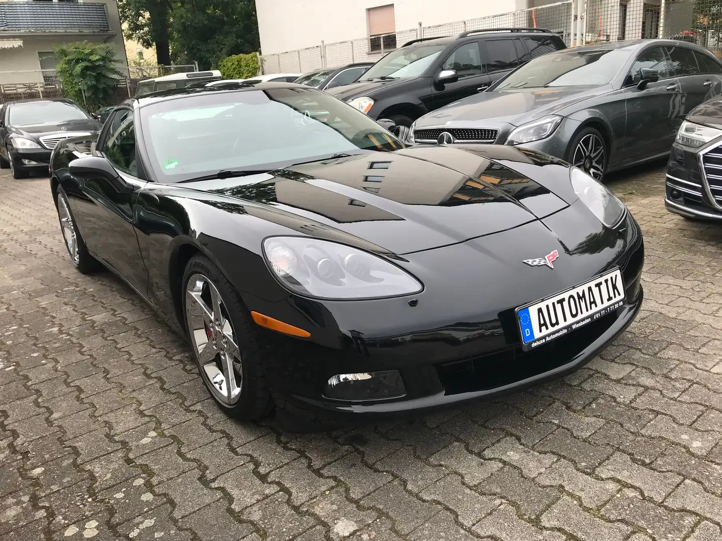 Corvette C6 Coupe /Targa LS3 AUTOMATIK NAVI/CAM. 18"ZOLL Negro - 1