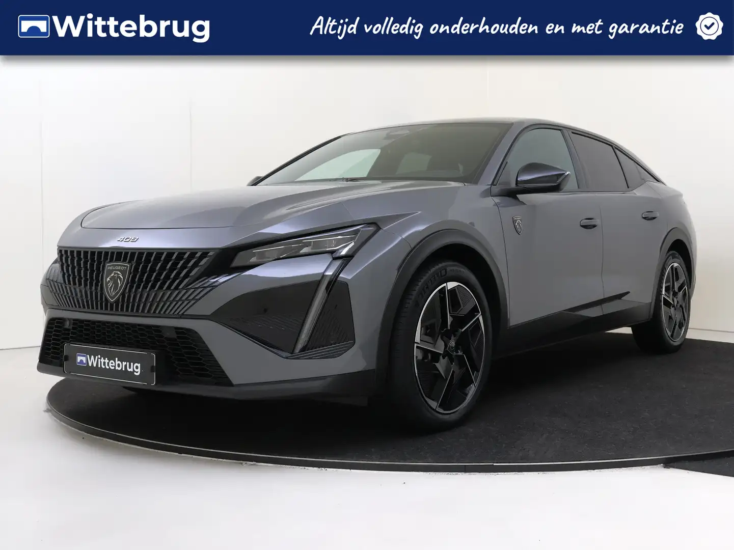 Peugeot 408 1.2 Hybrid 136 e-DCS6 GT | Stuurverwarming | Wirel Grijs - 1