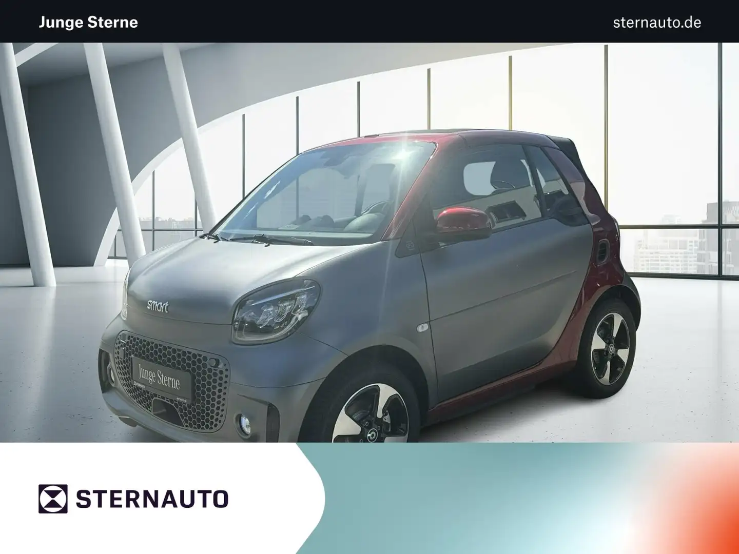 smart forTwo smart EQ fortwo cabriolet Exclusive 22KW LED RüCam Gri - 1