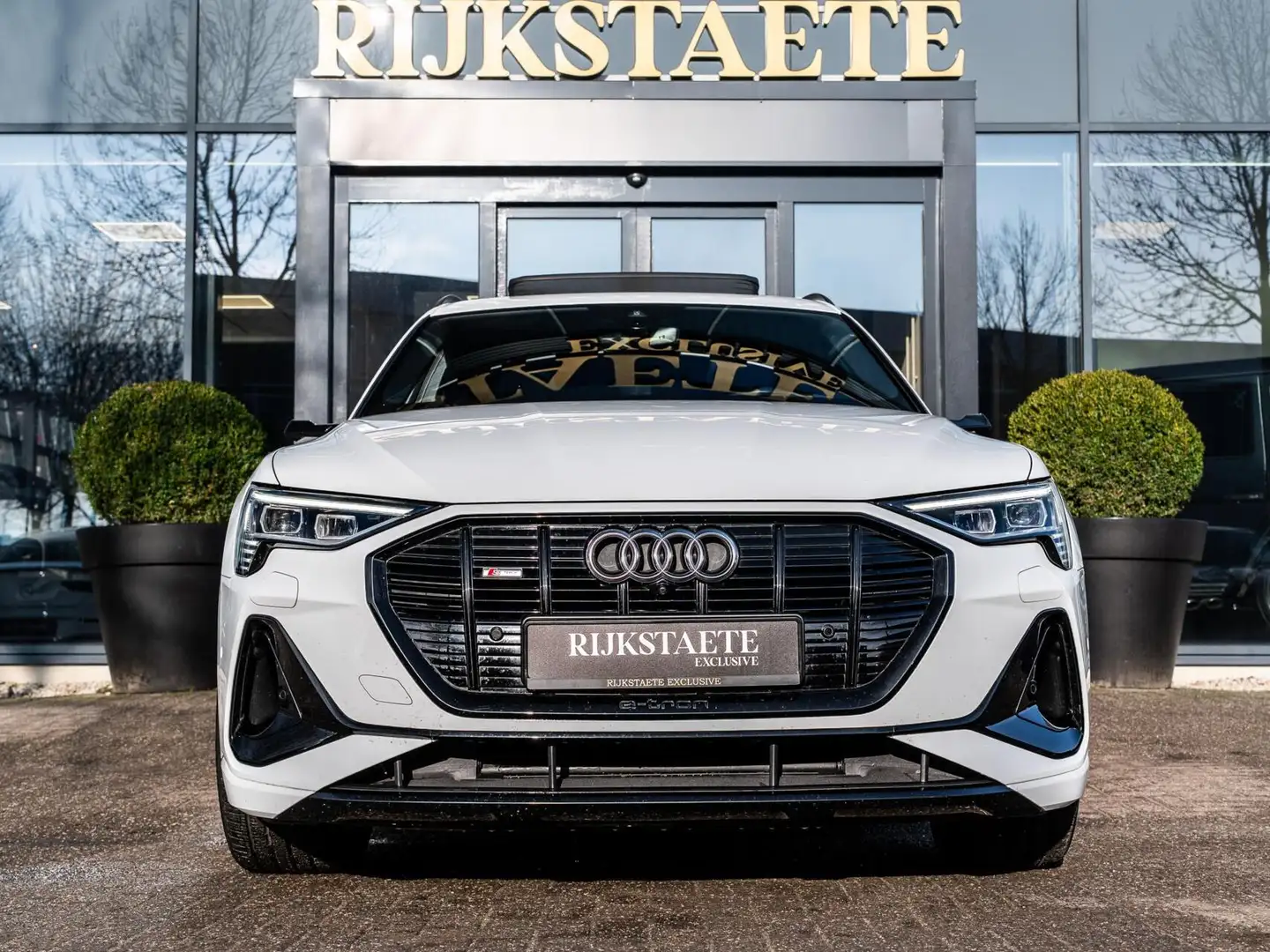 Audi e-tron Sportback 50 Quattro S-Line 71kWh|PANO|B&O|360° Blanc - 2