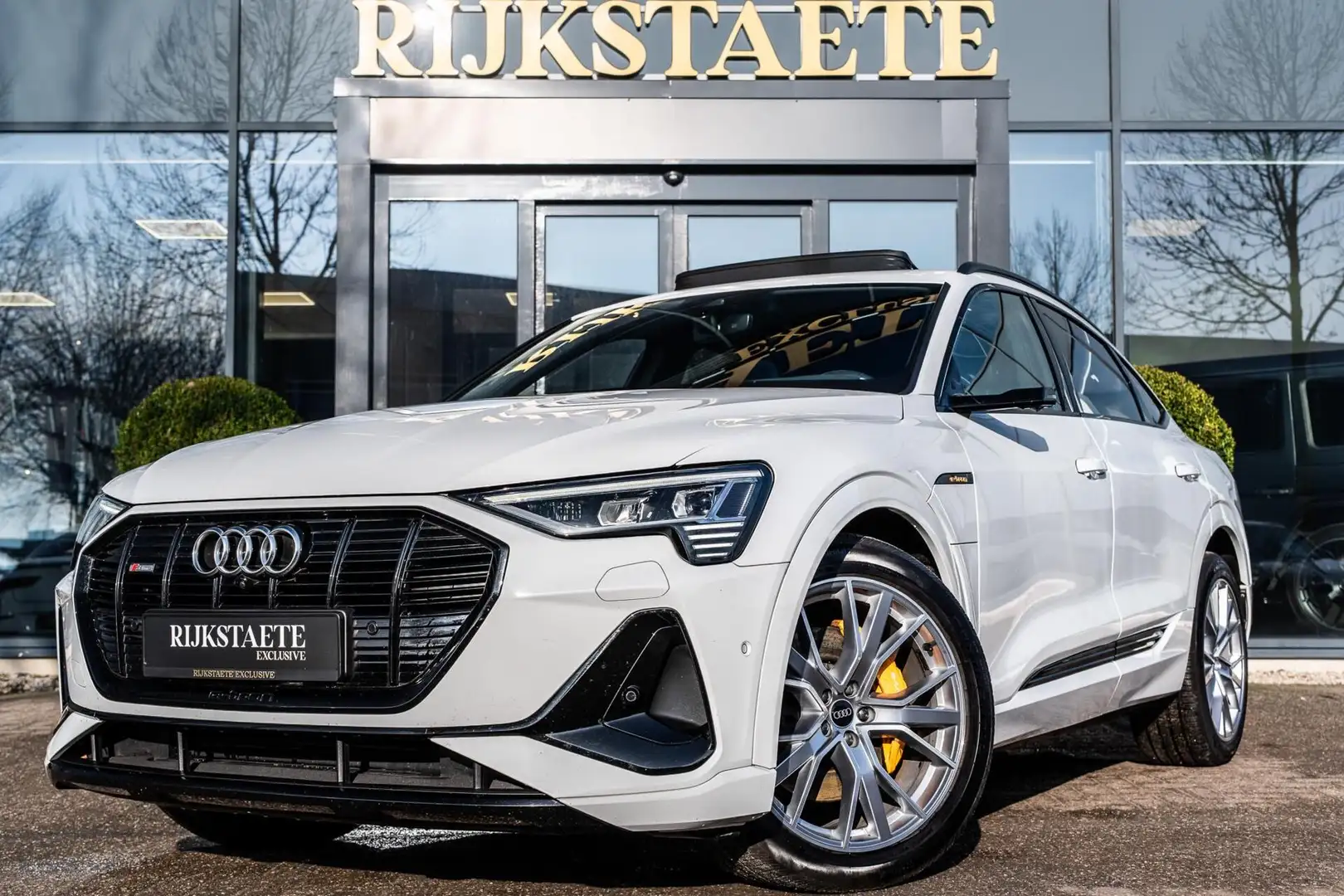 Audi e-tron Sportback 50 Quattro S-Line 71kWh|PANO|B&O|360° Blanc - 1
