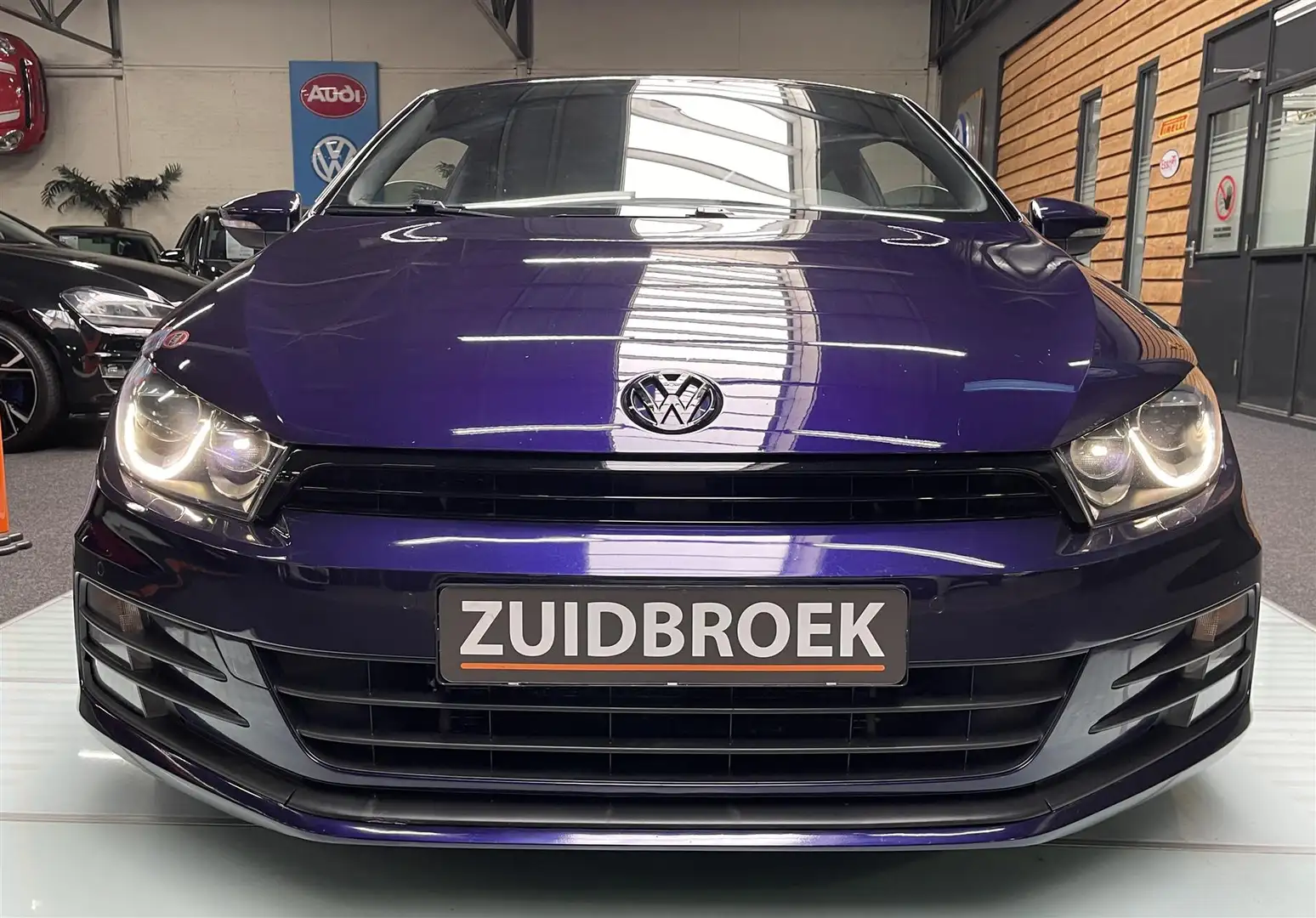 Volkswagen Scirocco 2.0 DSG!! Uniek!! LEER!! Navi!! Clima!! Lilla - 2