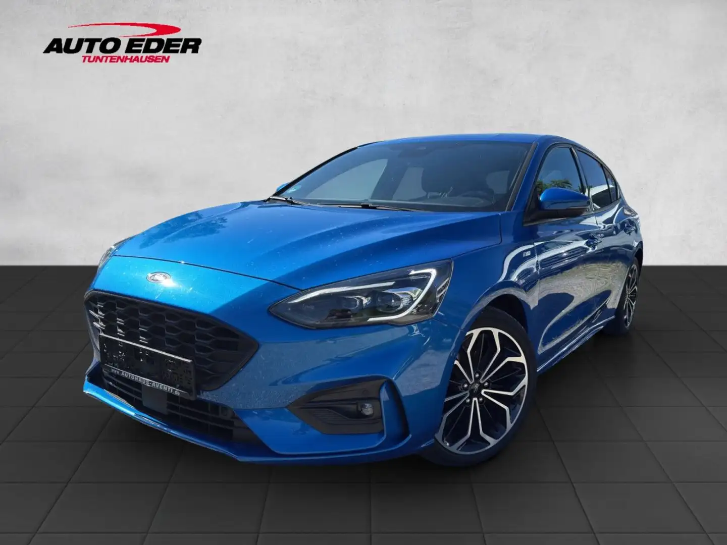 Ford Focus ST-Line Automatik Sportpaket Bluetooth Navi Blauw - 2