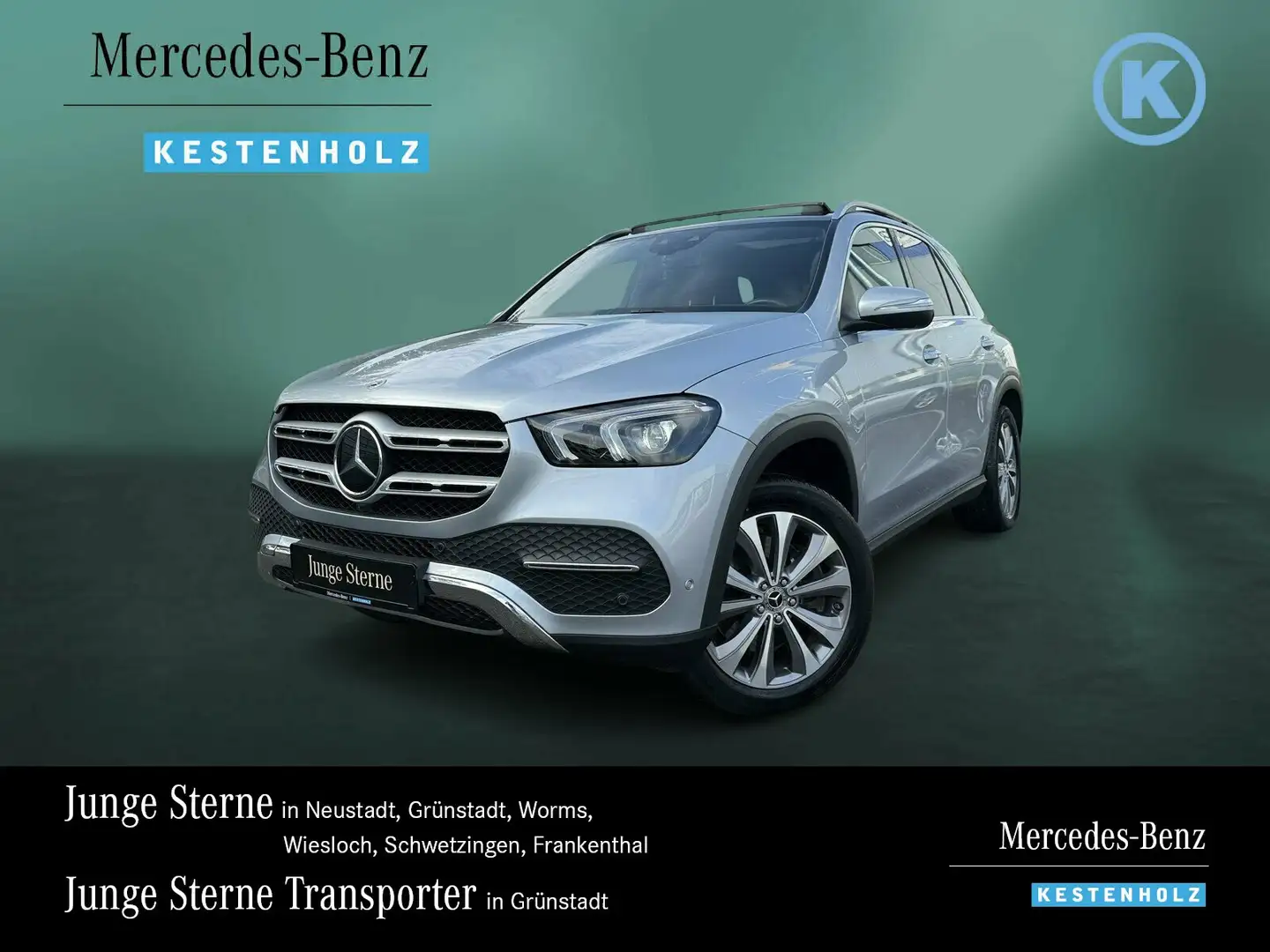 Mercedes-Benz GLE 300 GLE 300 d 4M AHK+DISTRO+PANO+BURME+360°+KEYLESS Silber - 1