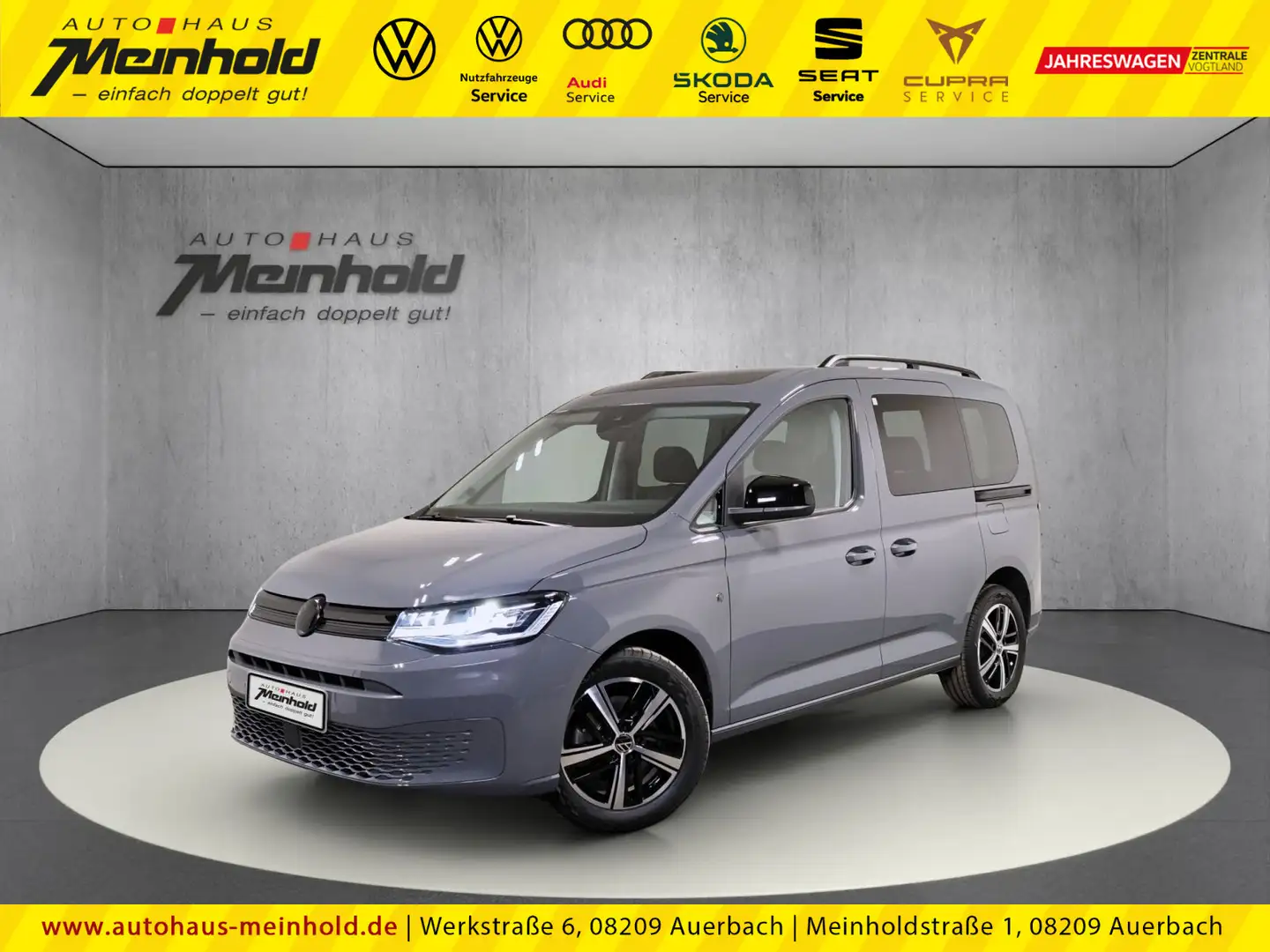 Volkswagen Caddy 1.5 TSI "Dark Label", AHK, LED, ACC, App Gris - 1