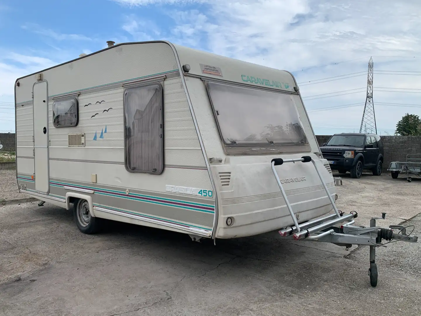 Caravelair BRASILIA 450 1993 con veranda completa Blanc - 1