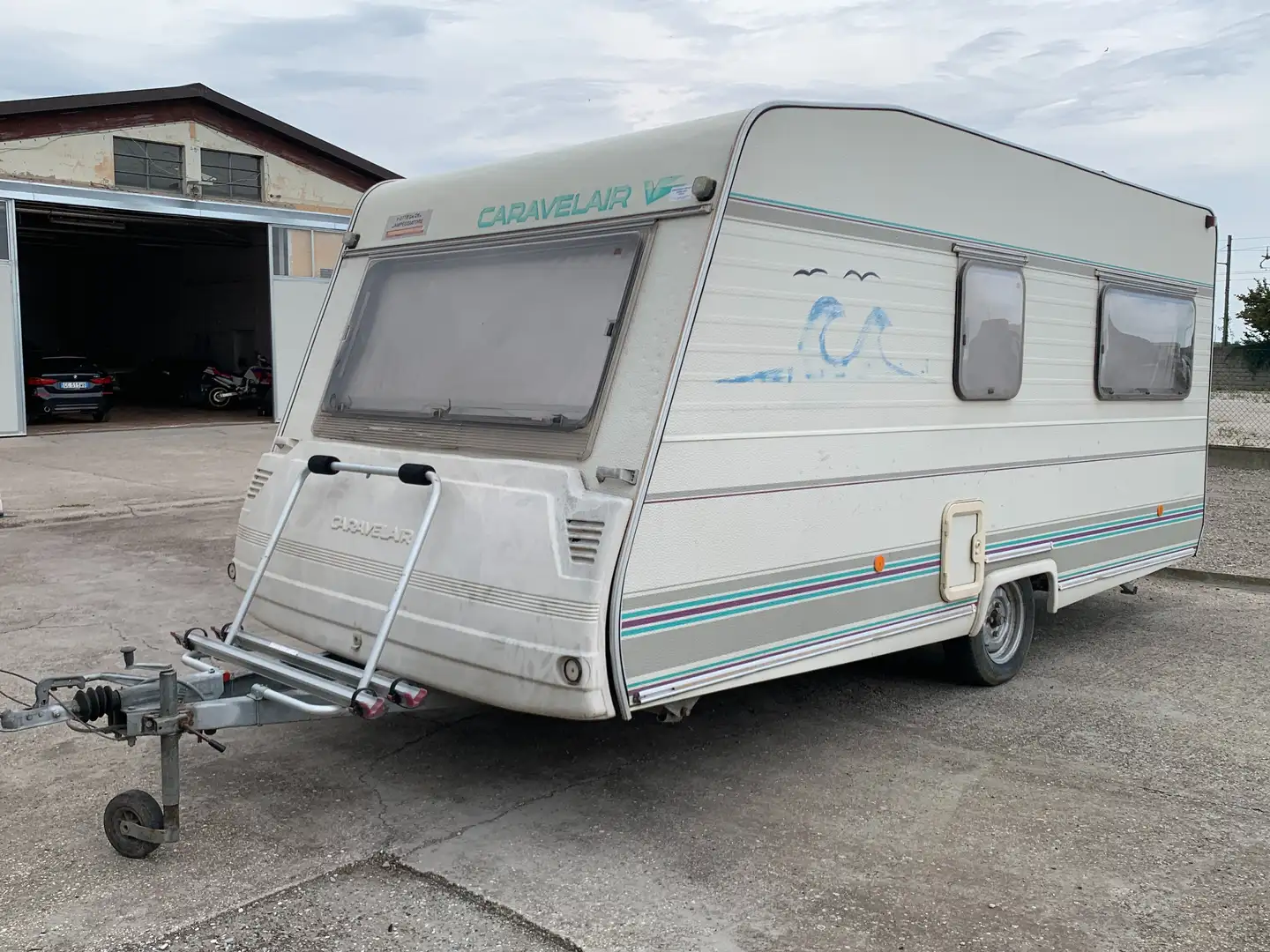 Caravelair BRASILIA 450 1993 con veranda completa Blanc - 2