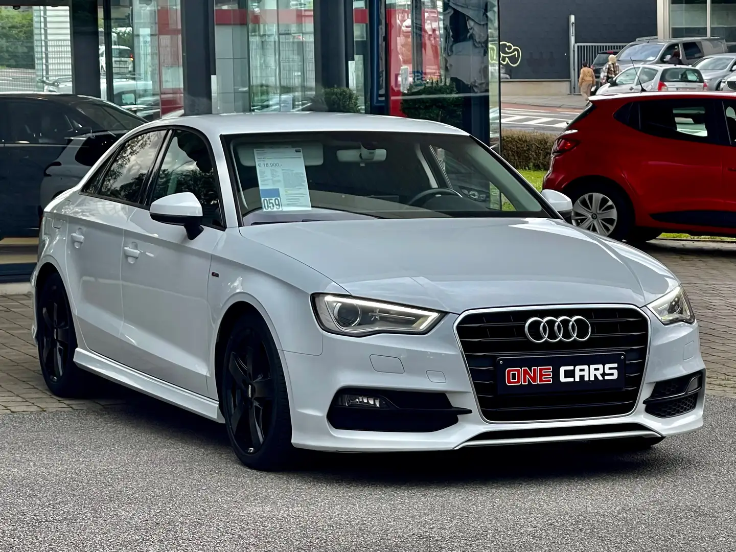 Audi A3 "S Line" 1.6TDi (EURO6) BIXENON-CUIR-GPS-GAR 1AN Blanco - 2