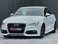 Audi A3 "S Line" 1.6TDi 110cv (EURO6) BIXENON-GPS-GAR 1AN Blanc - thumbnail 1