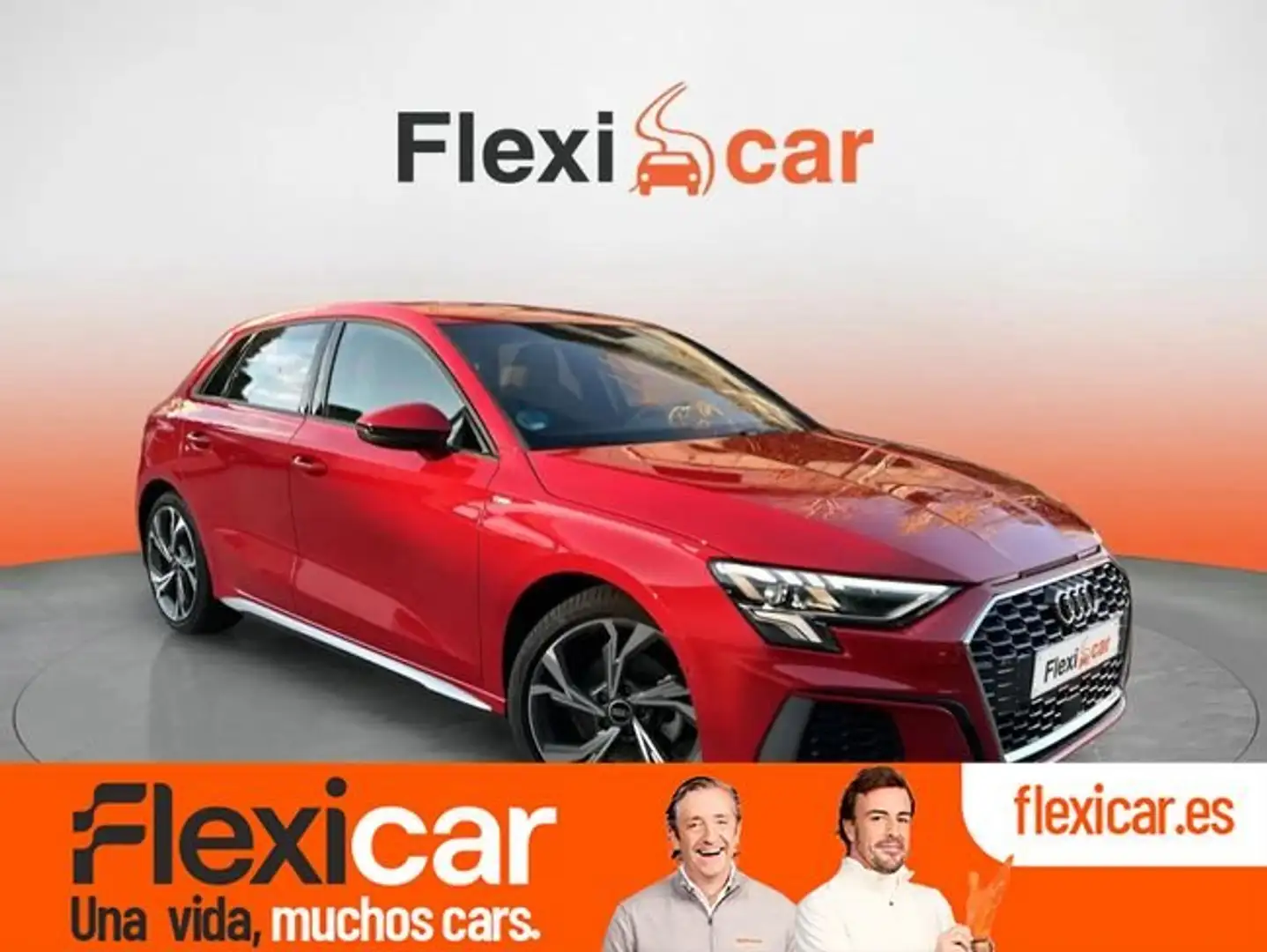 Audi A3 Sportback+S+line+35+TFSI+110kW+S+tronic Rojo - 1