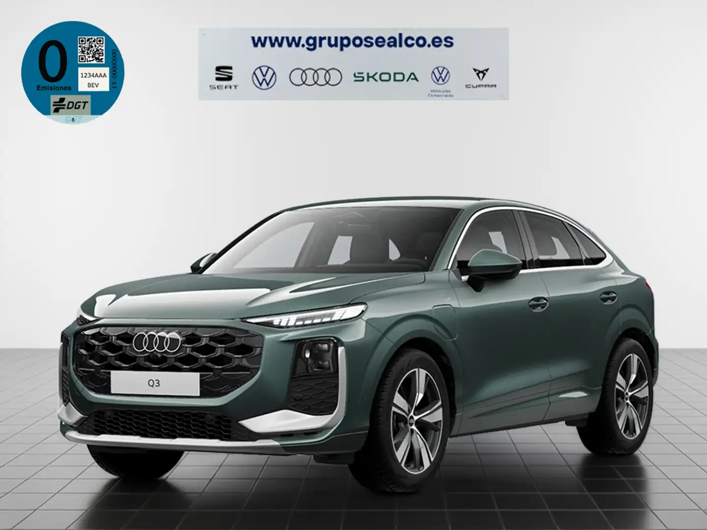 Audi Q3 Sportback e-hybrid S line S tronic 200kW Verde - 1