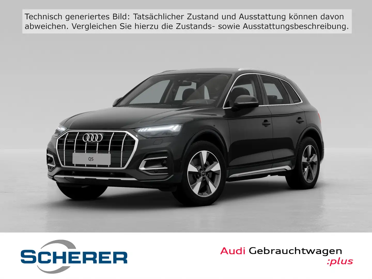 Audi Q5 advanced 40 TDI qua. S tronic MATRIX NAVI AHK Schwarz - 1