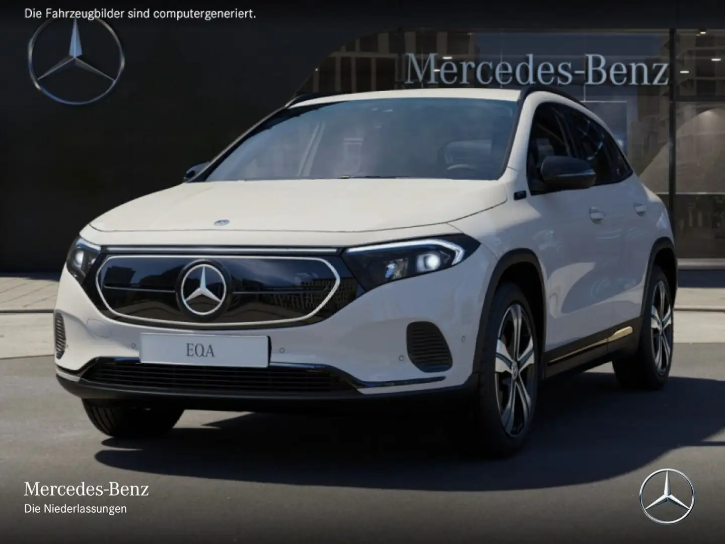 Mercedes-Benz EQA 300 4M PROG+NIGHT+ADVANCED+AHK+KAMERA+SPUR Wit - 2
