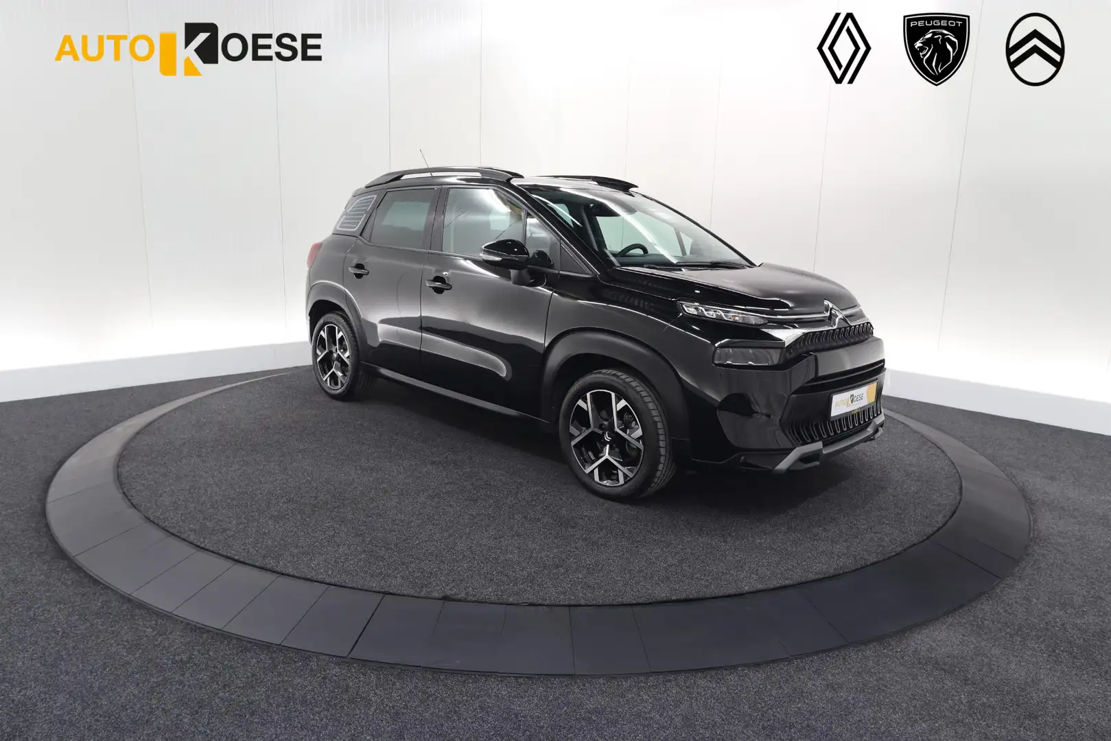 Citroen C3 Aircross PureTech 130 EAT6 Max | Camera | Navigatie | Apple Zwart - 1