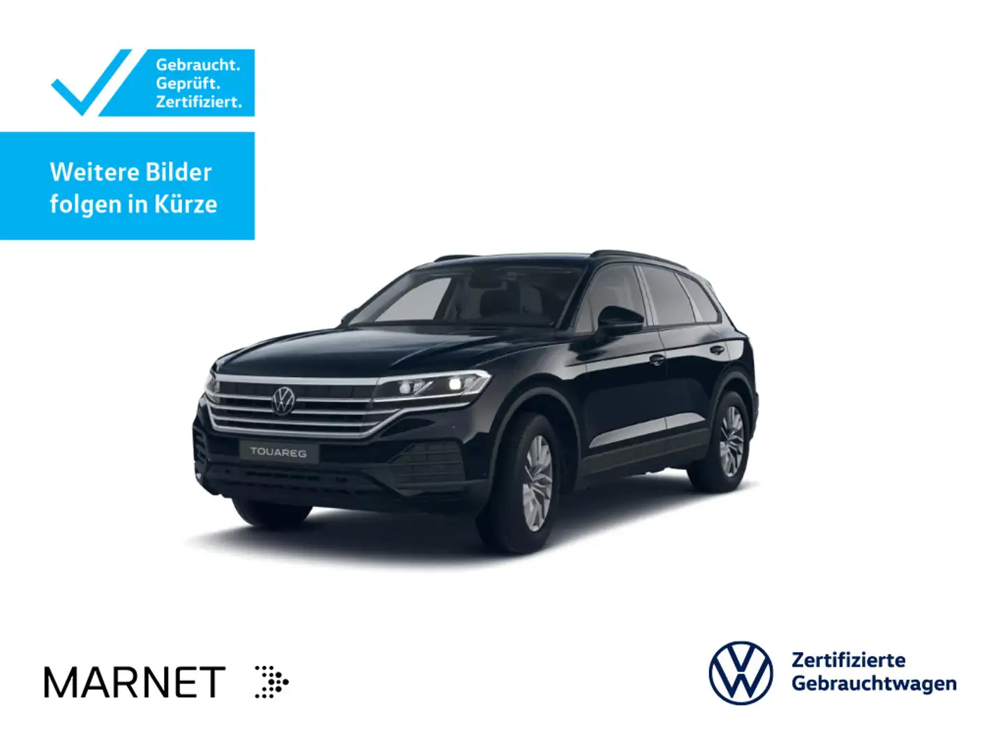 Volkswagen Touareg 3.0 TDI DSG 4Motion*Navi*AHK*Luftf.*Lede Schwarz - 1