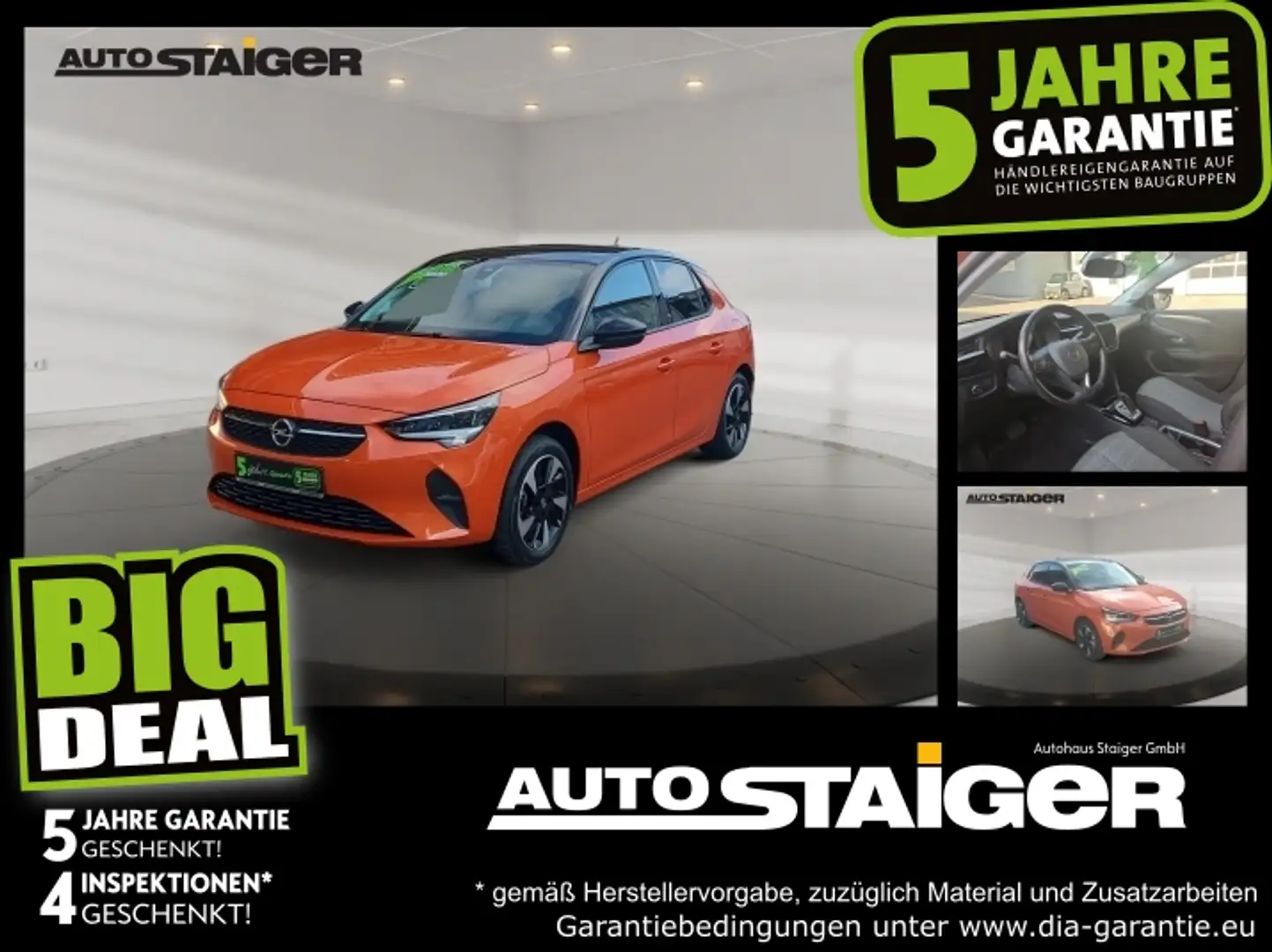 Opel Corsa F e Elektro*Winterpaket*Parksens*Kamera Orange - 1