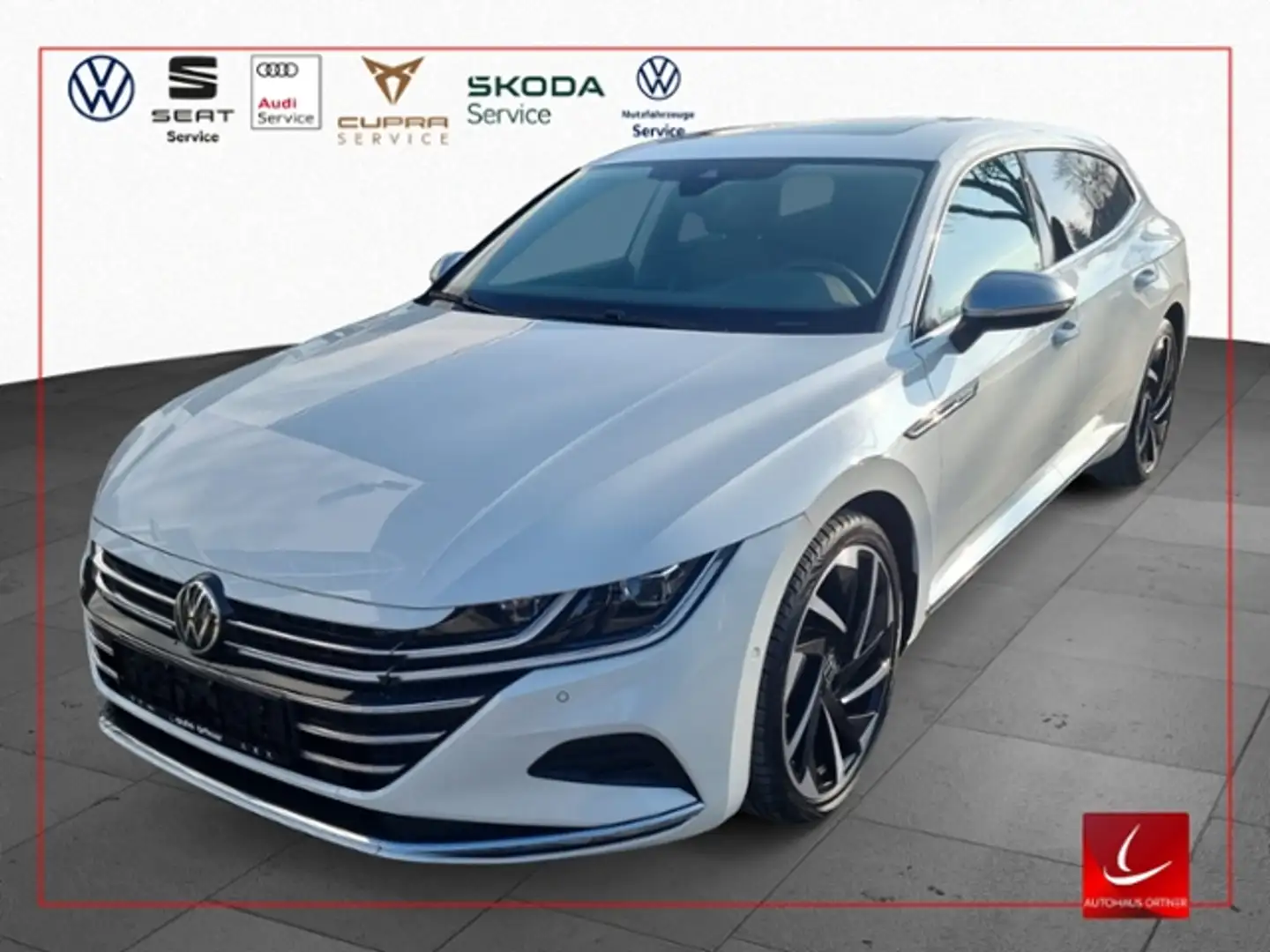 Volkswagen Arteon Shootingbrake 2.0 TDI ELEGANCE NAVI IQ.LIGHT STAN Weiß - 1